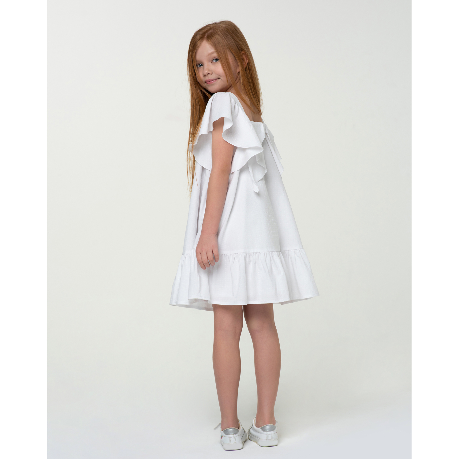 Платье LisaWeta D-064-23 белый - фото 3