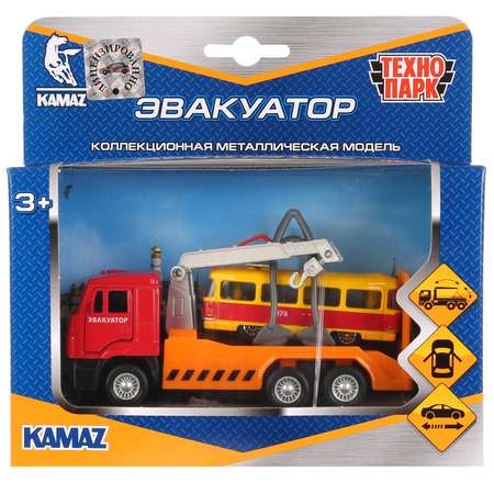 Игровой набор Технопарк КАМАЗ Трамвай-Эвакуатор