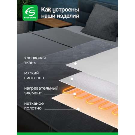 Простыня EcoSapiens 150 x 180 см
