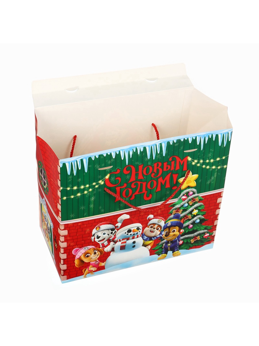 Пакет-коробка Дарите Счастье "С Новым годом", 37 х 33 х 20 см - фото 6