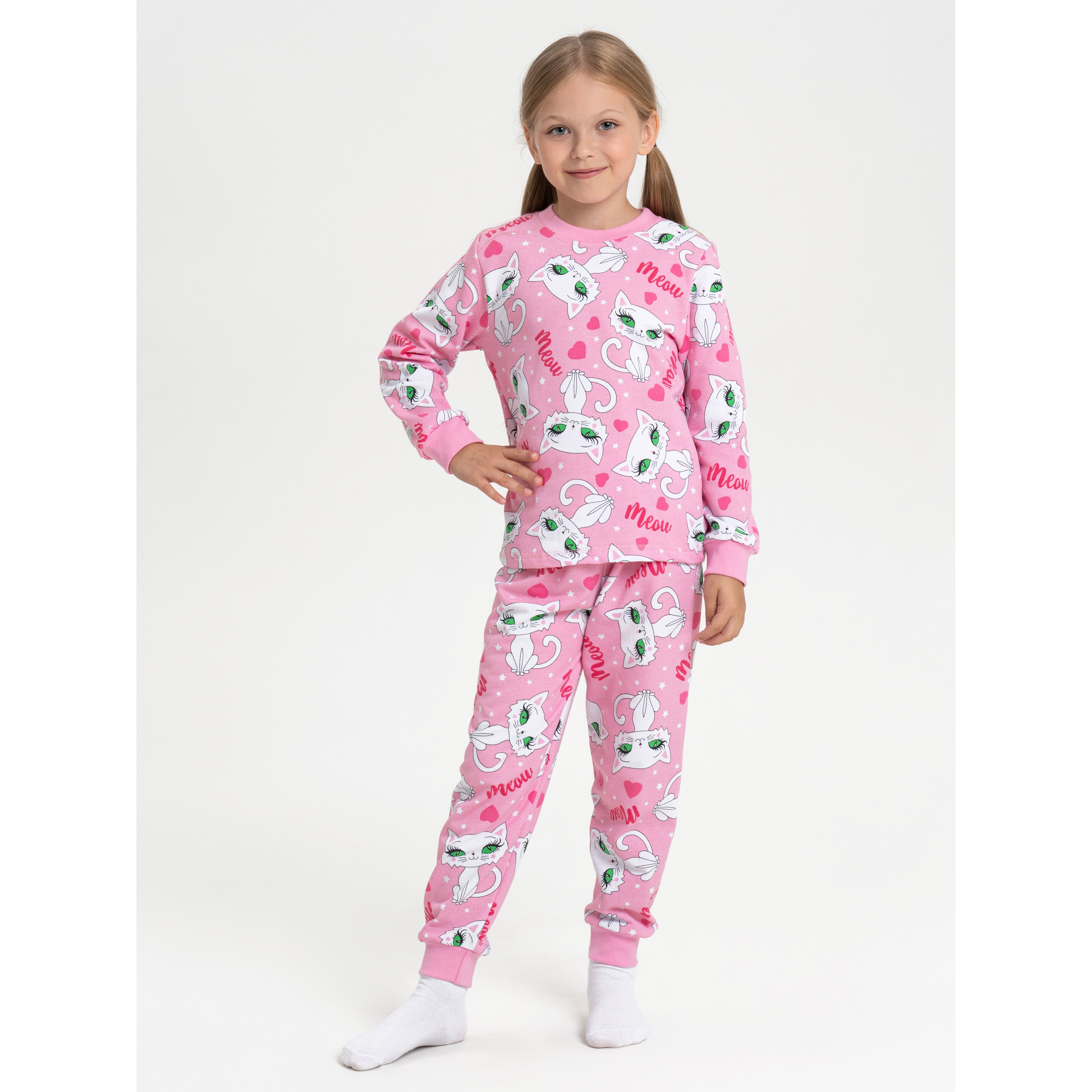 Пижама DANKIDS Пижама футер Муся - фото 1