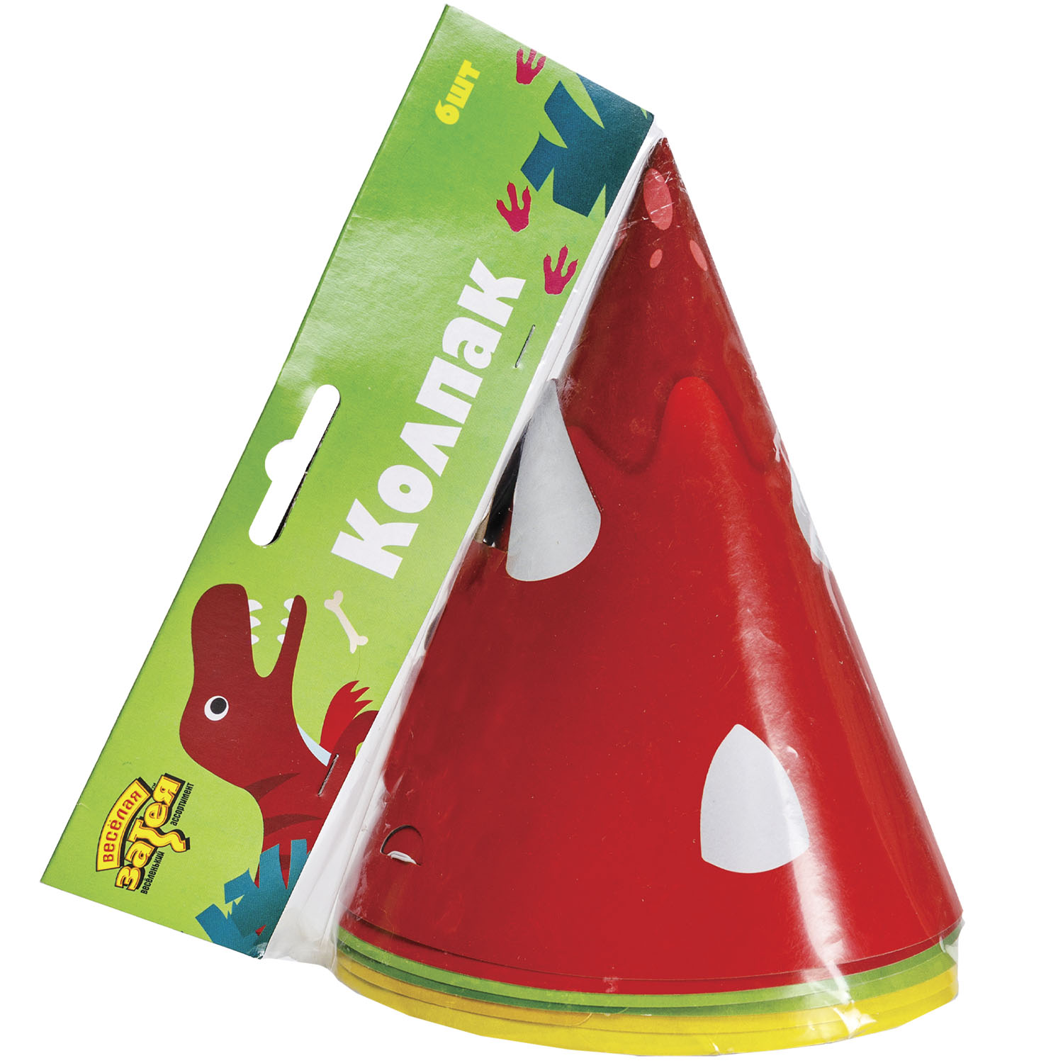 Колпак Веселая затея 6 шт. - фото 2