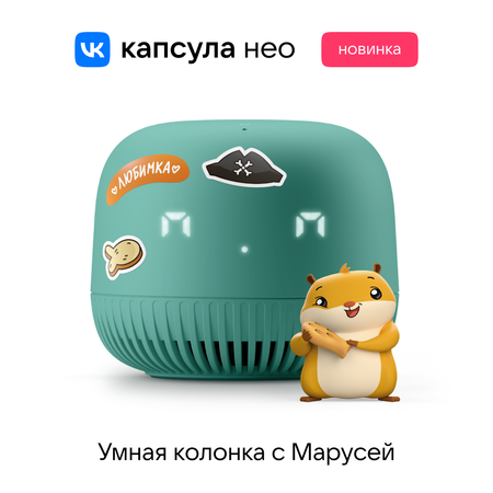Умная колонка VK Капсула Нео зеленый VKSP11GR
