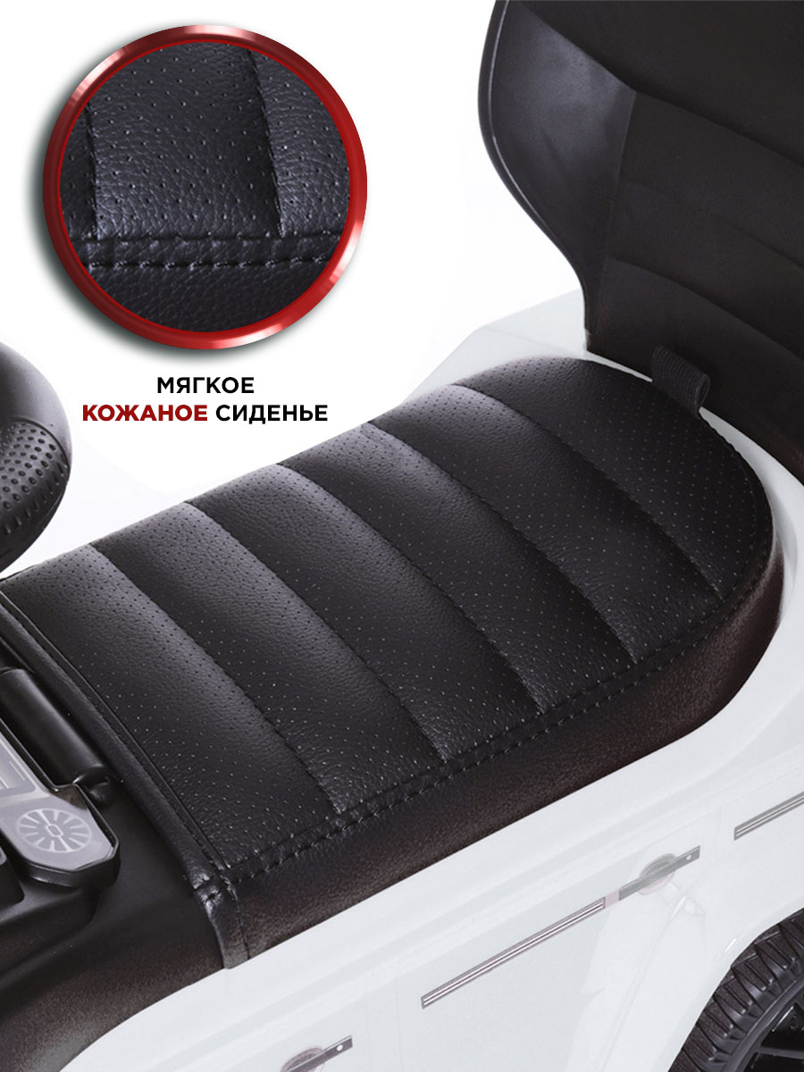 Пушкар BabyCare Mercedes G350d белый - фото 3