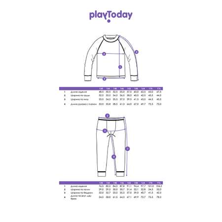 Комплект термобелья PlayToday