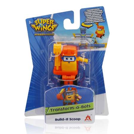 Самолет Super Wings Мини-трансформер Скуп