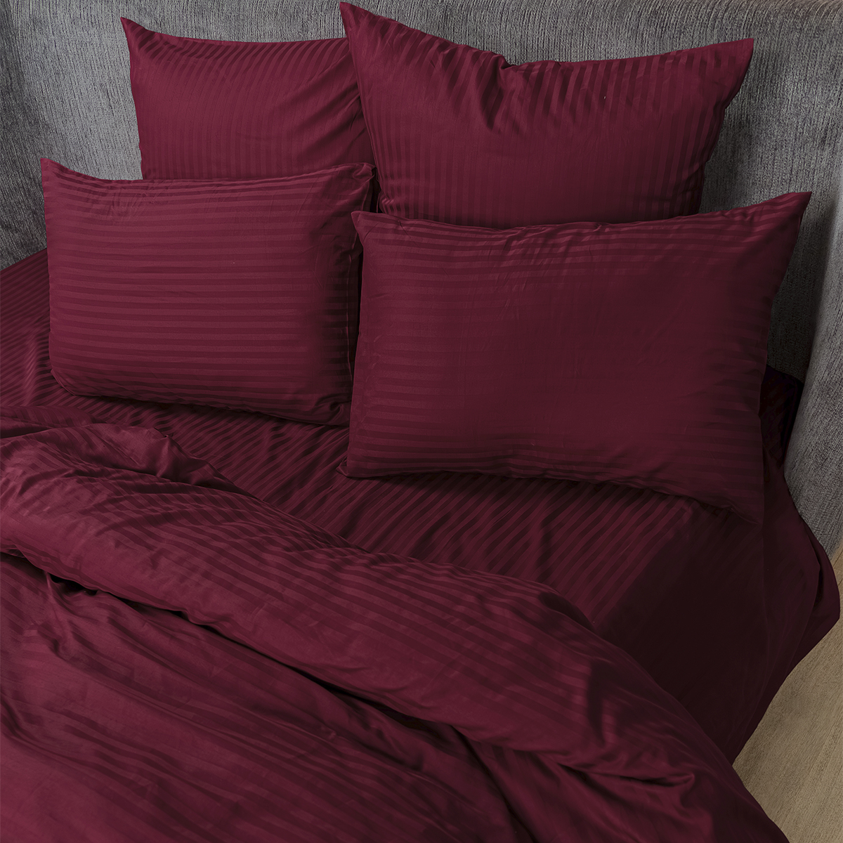 Комплект постельного белья Monocolor двуспальный 4 предм. - фото 5