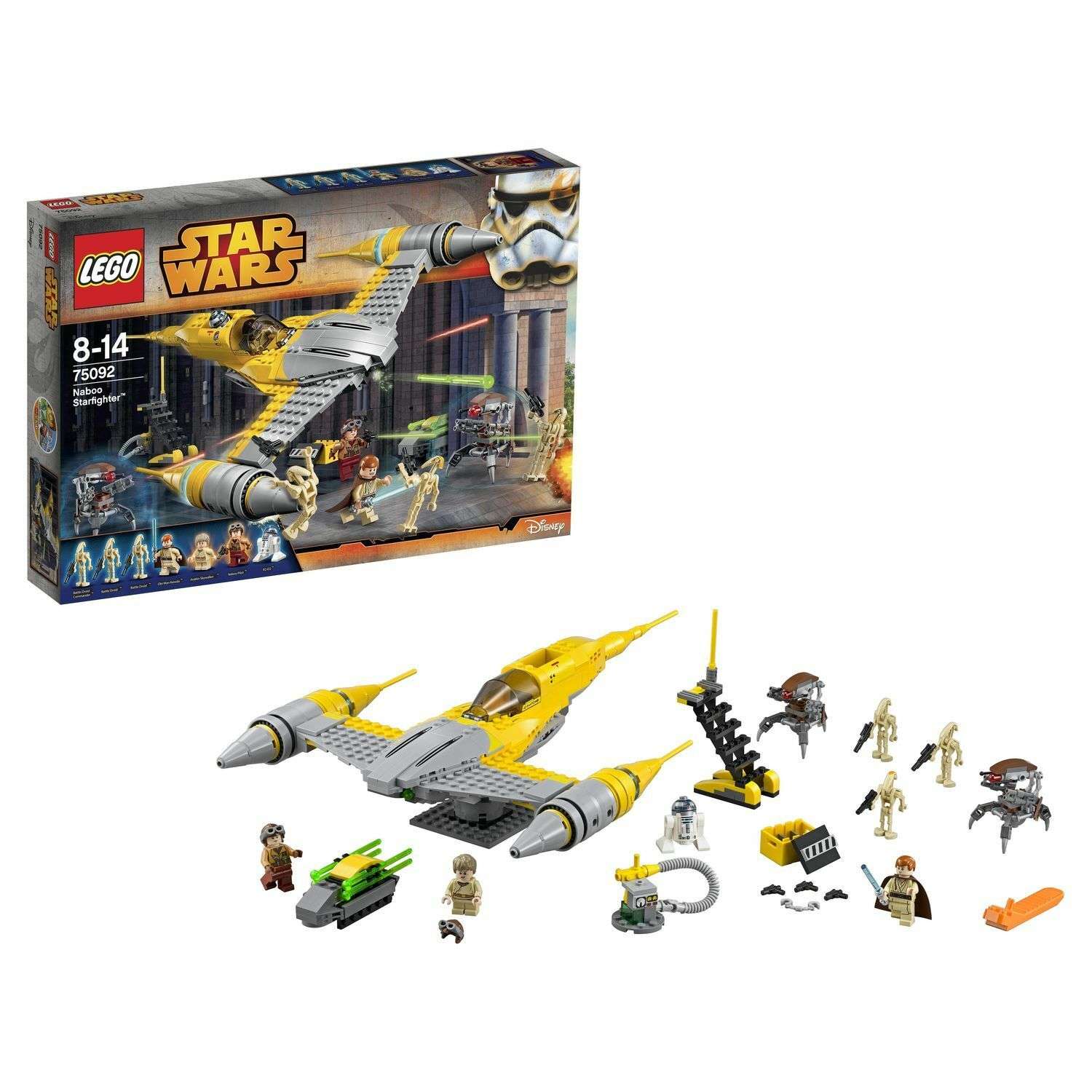 Конструктор LEGO Star Wars Naboo Starfighter блочный - фото 1