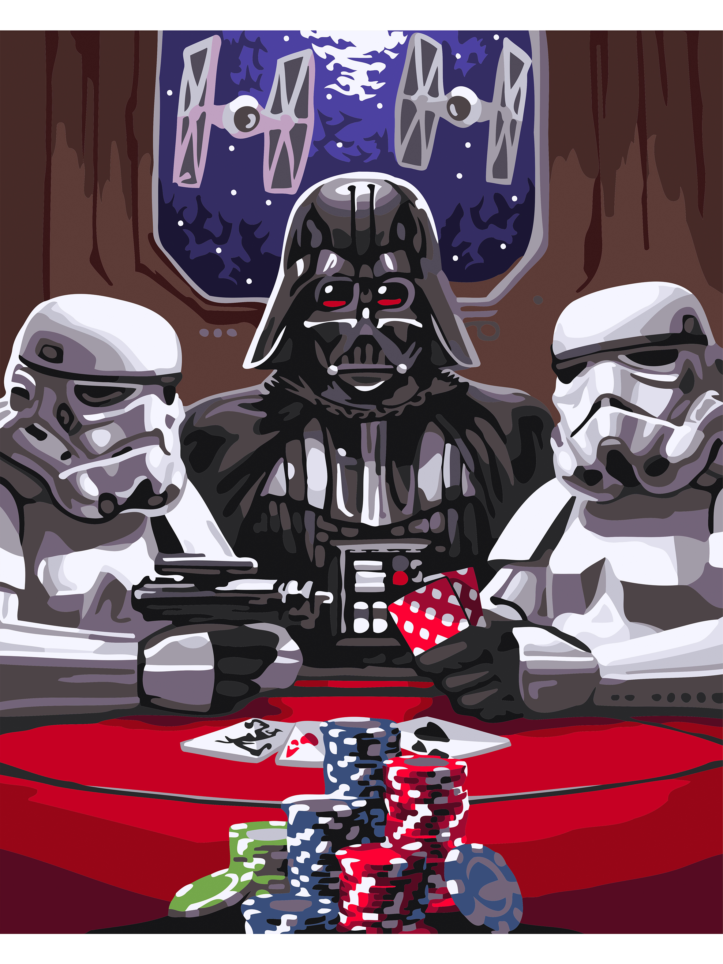 Картина по номерам Hobby Paint Звездный покер в ассортименте - фото 2