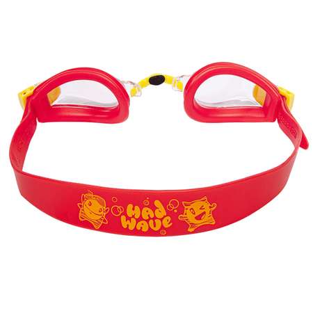 Очки для плавания Mad Wave Bubble Kids M0411 03 0 05W Красный