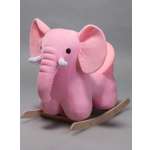 Качалка Нижегородская игрушка розовый слон 803 лошадка розовый