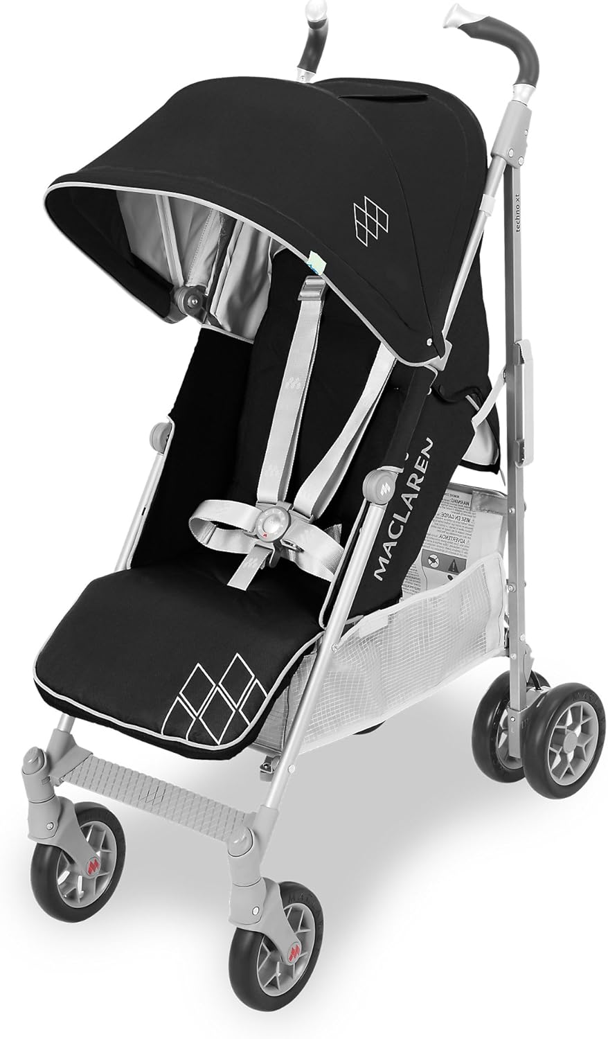 Коляска прогулочная Maclaren Techno XT Black/Silver - фото 8