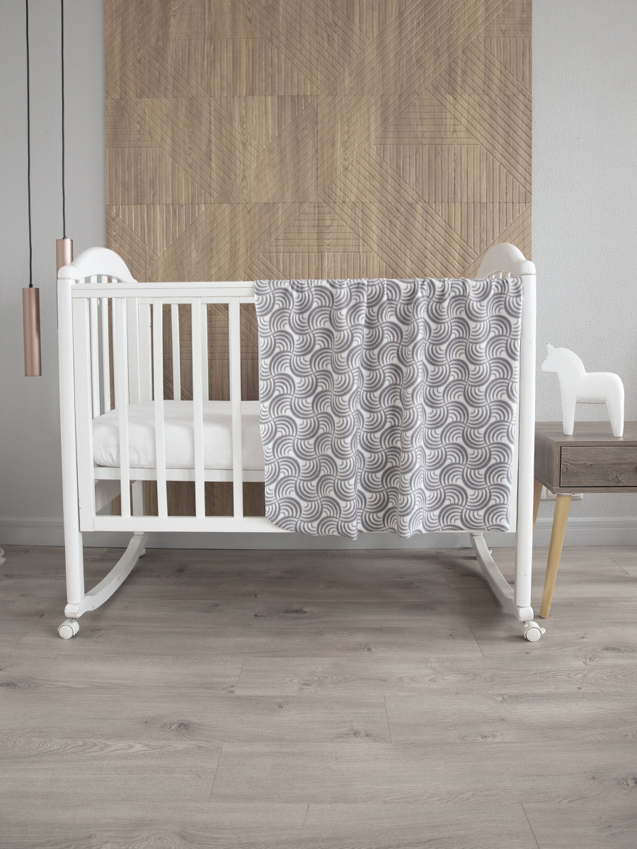 Плед Baby Nice Ракушки 100 x 118 см флис - фото 2