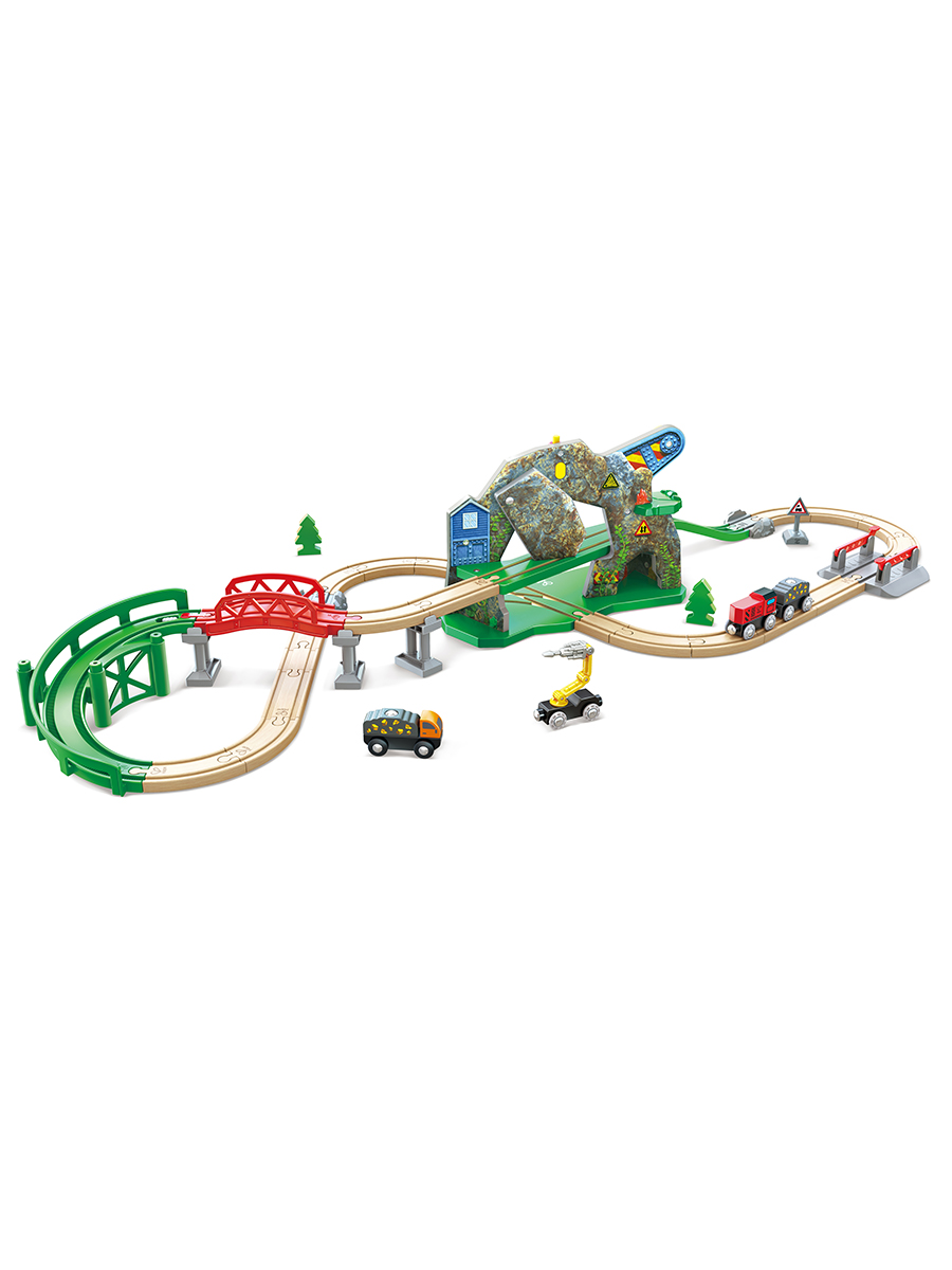 Набор железнодорожный Hape 120 см E3745_HP - фото 4