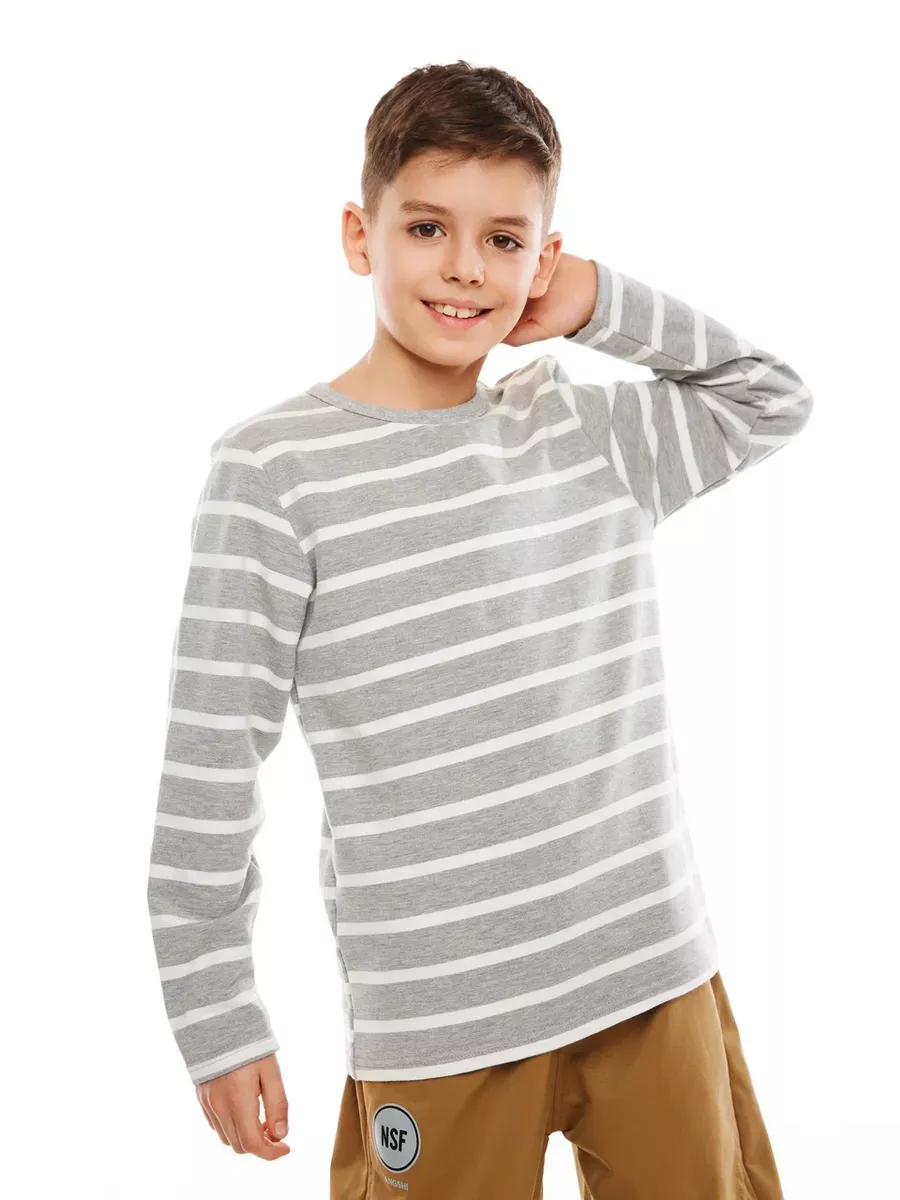 Лонгслив Locality Kids ФТ008/gray - фото 1