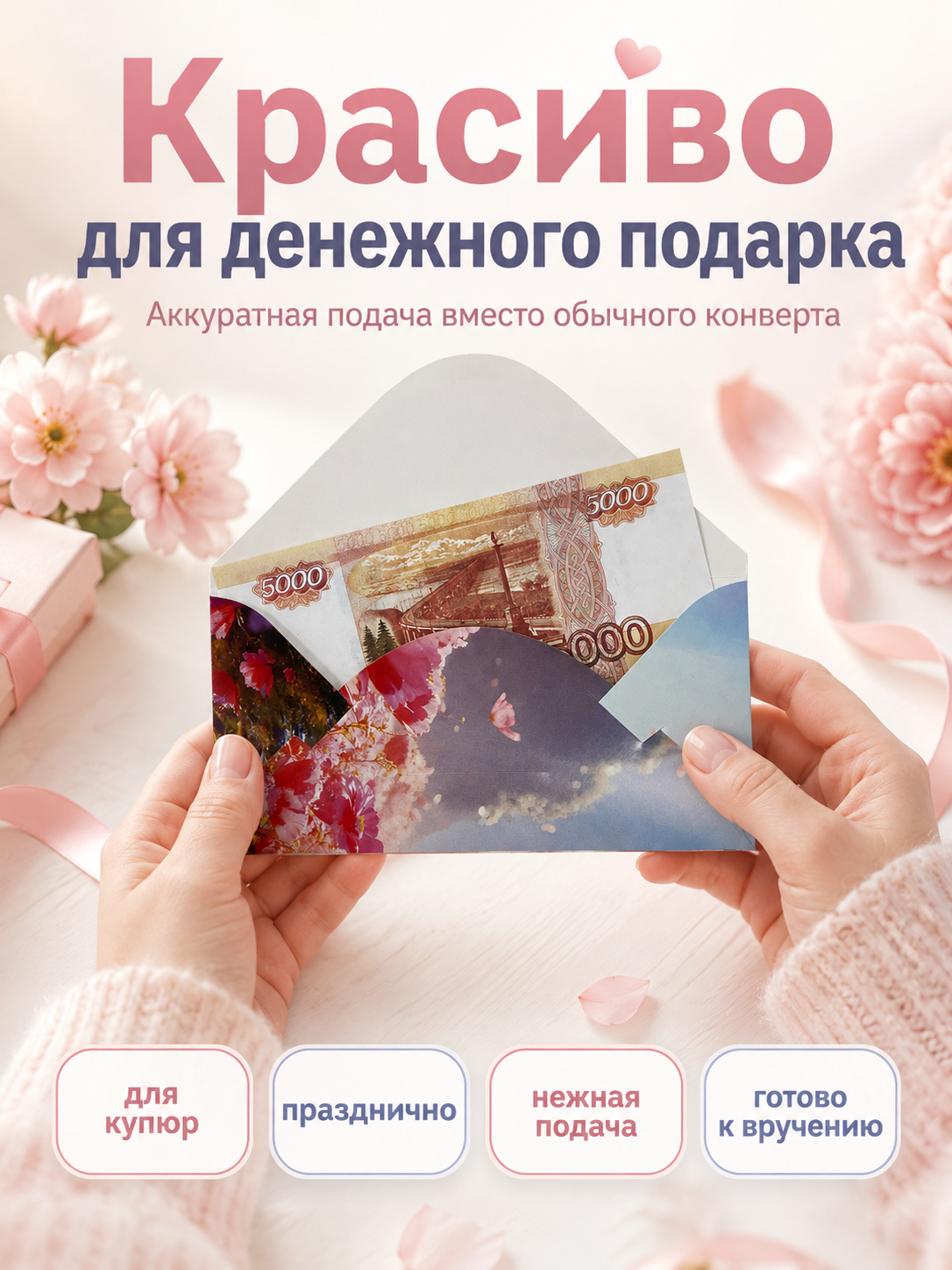 Конверты для денег детские Филькина Грамота с зайчиком, 10 шт. - фото 5