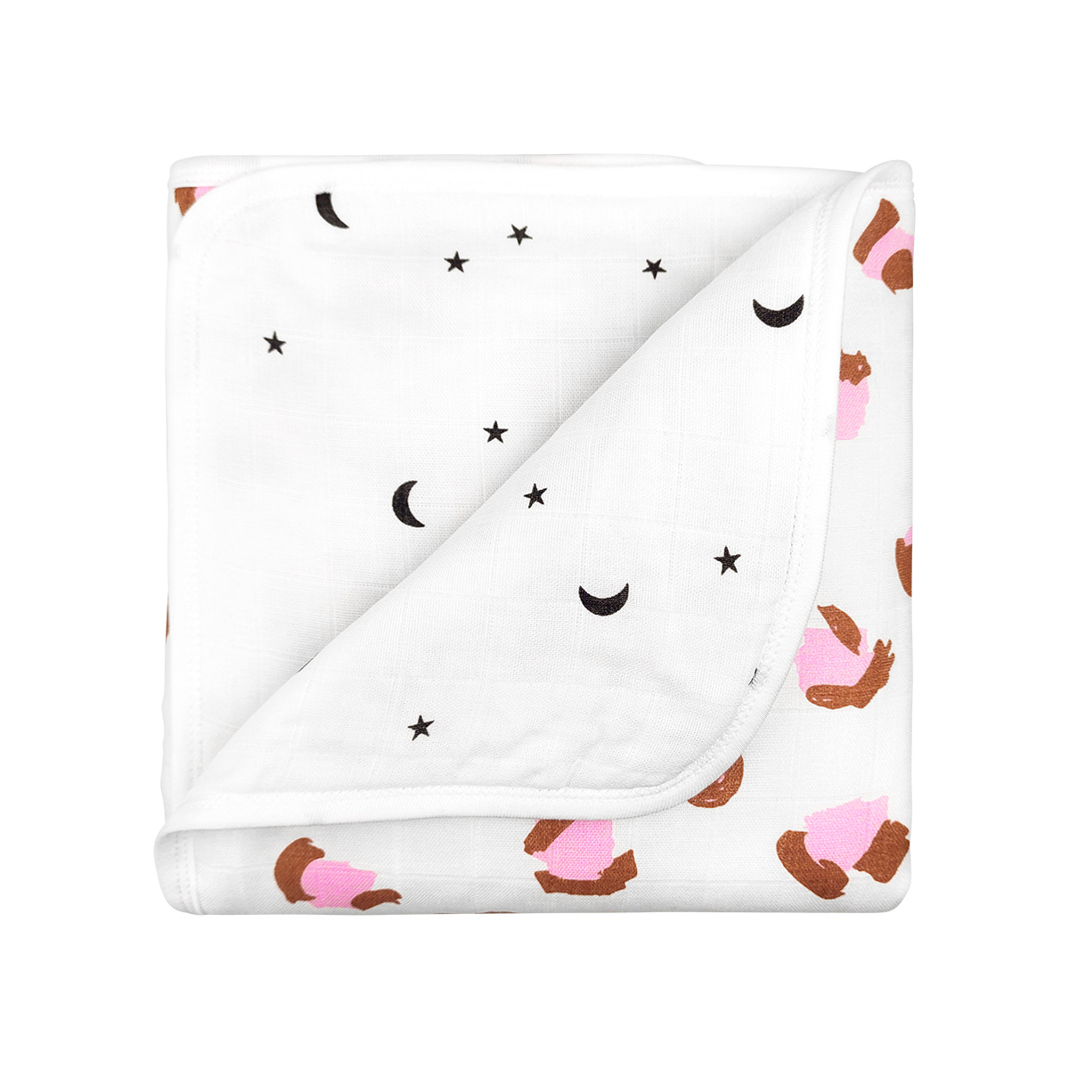 Одеяло Mjolk Леопард 76 x 100 см муслин - фото 2