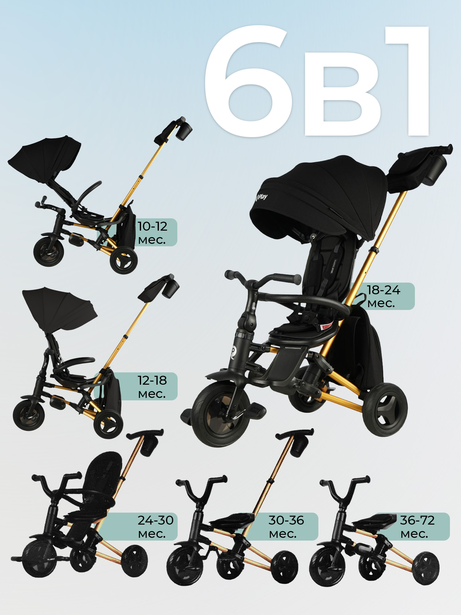 Трехколесный велосипед QPLAY - фото 2