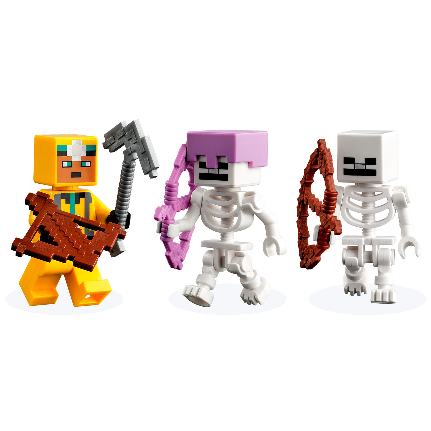 Конструктор LEGO Minecraft Подземелье скелета блочный - фото 3