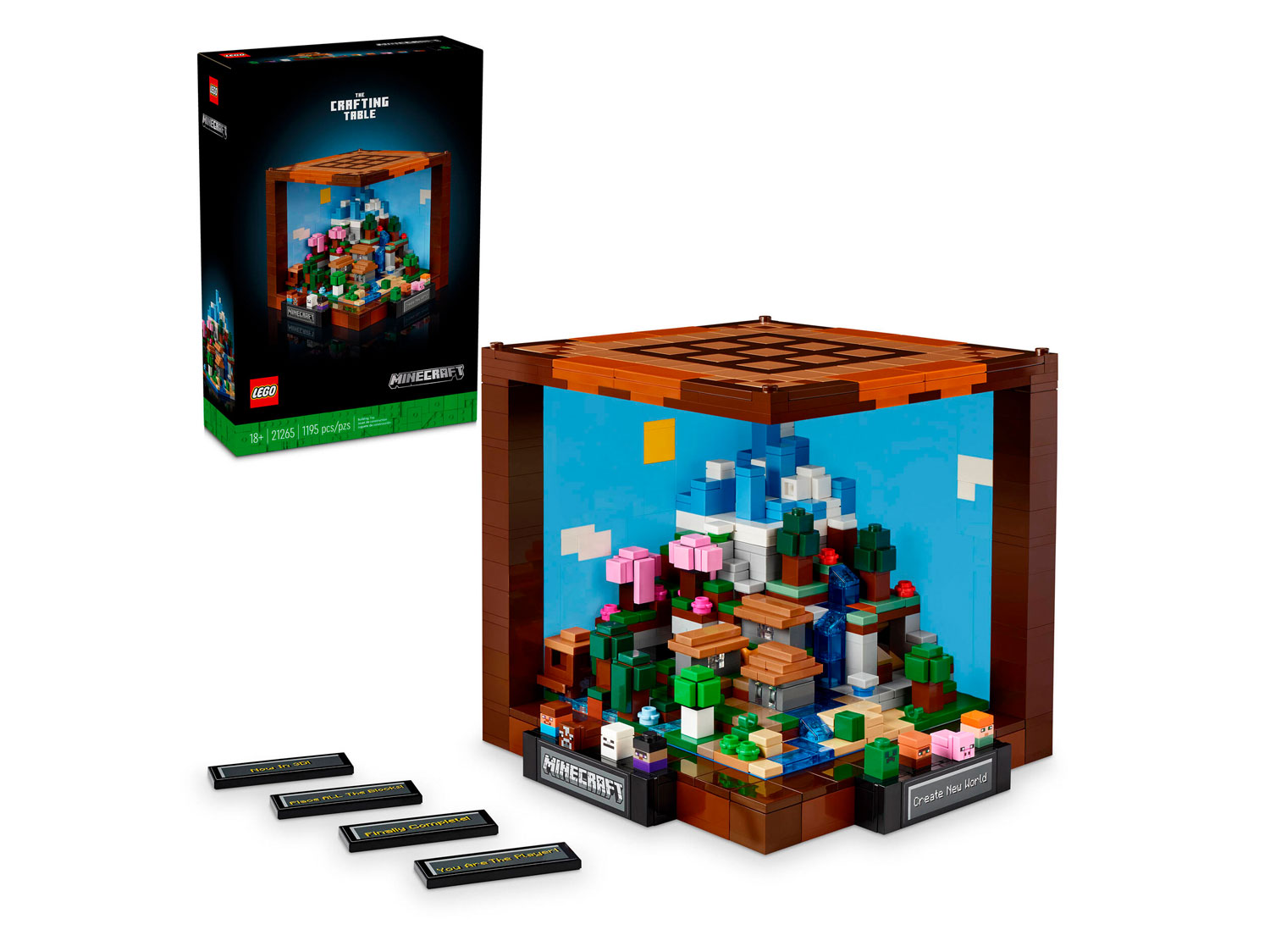 Конструктор LEGO Minecraft Культовый Верстак 1195 дет. - фото 1
