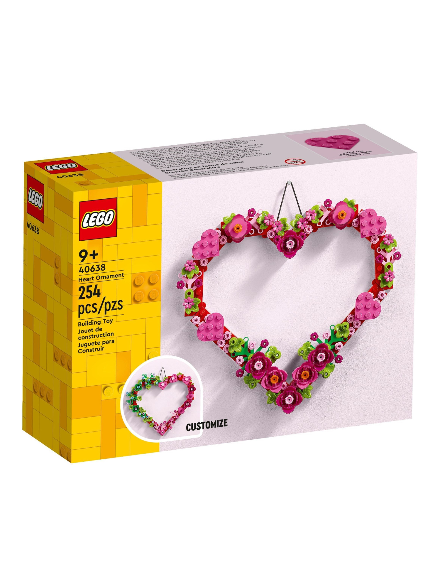 Конструктор LEGO Creator Украшение: Сердце 254 дет. - фото 1