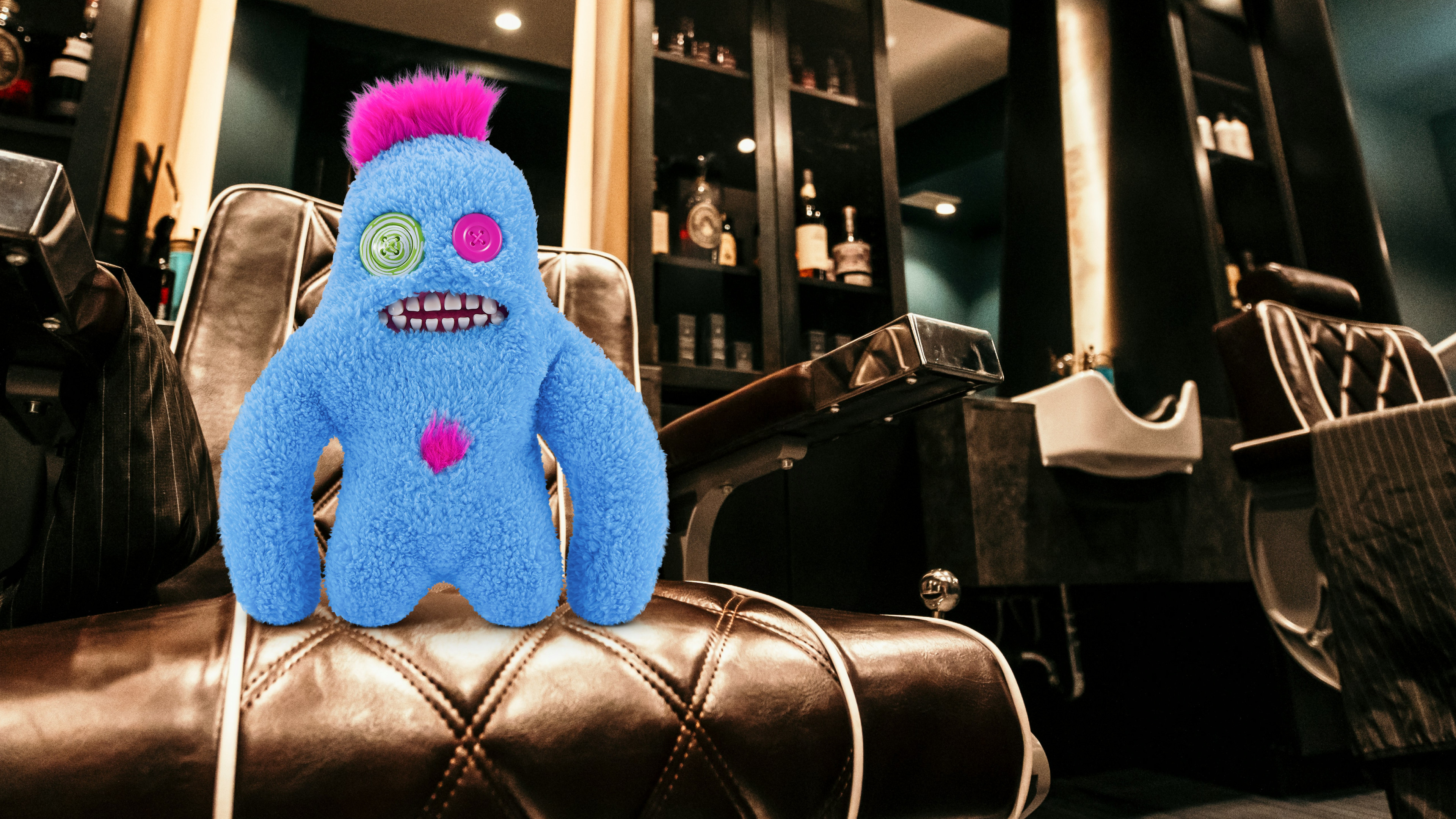 Мягкая игрушка Zuru FUGGLER Синий здоровяк - фото 8