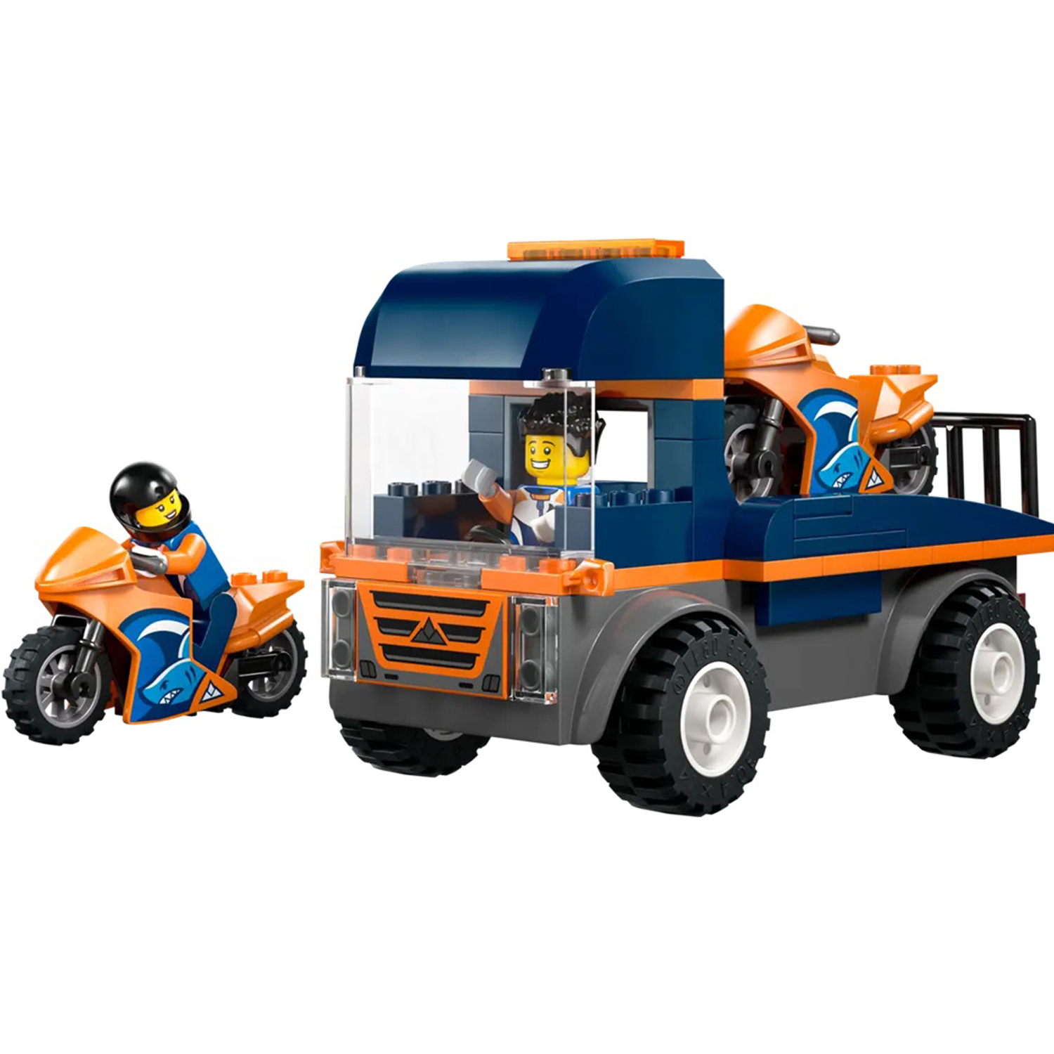 Конструктор LEGO City Транспортер для мотоциклов 88 дет. - фото 5