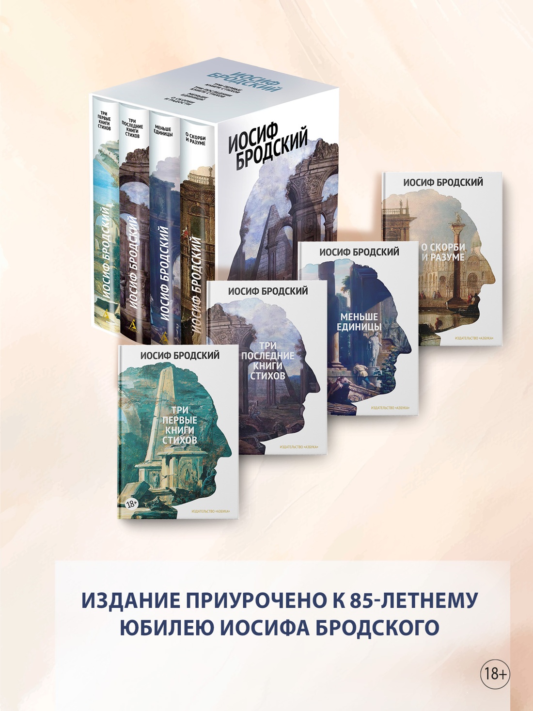 Книга АЗБУКА The Big Book. Бродский И. Стих. Проза. Соб. соч. в 4-х томах (комплект в футл.) - фото 3