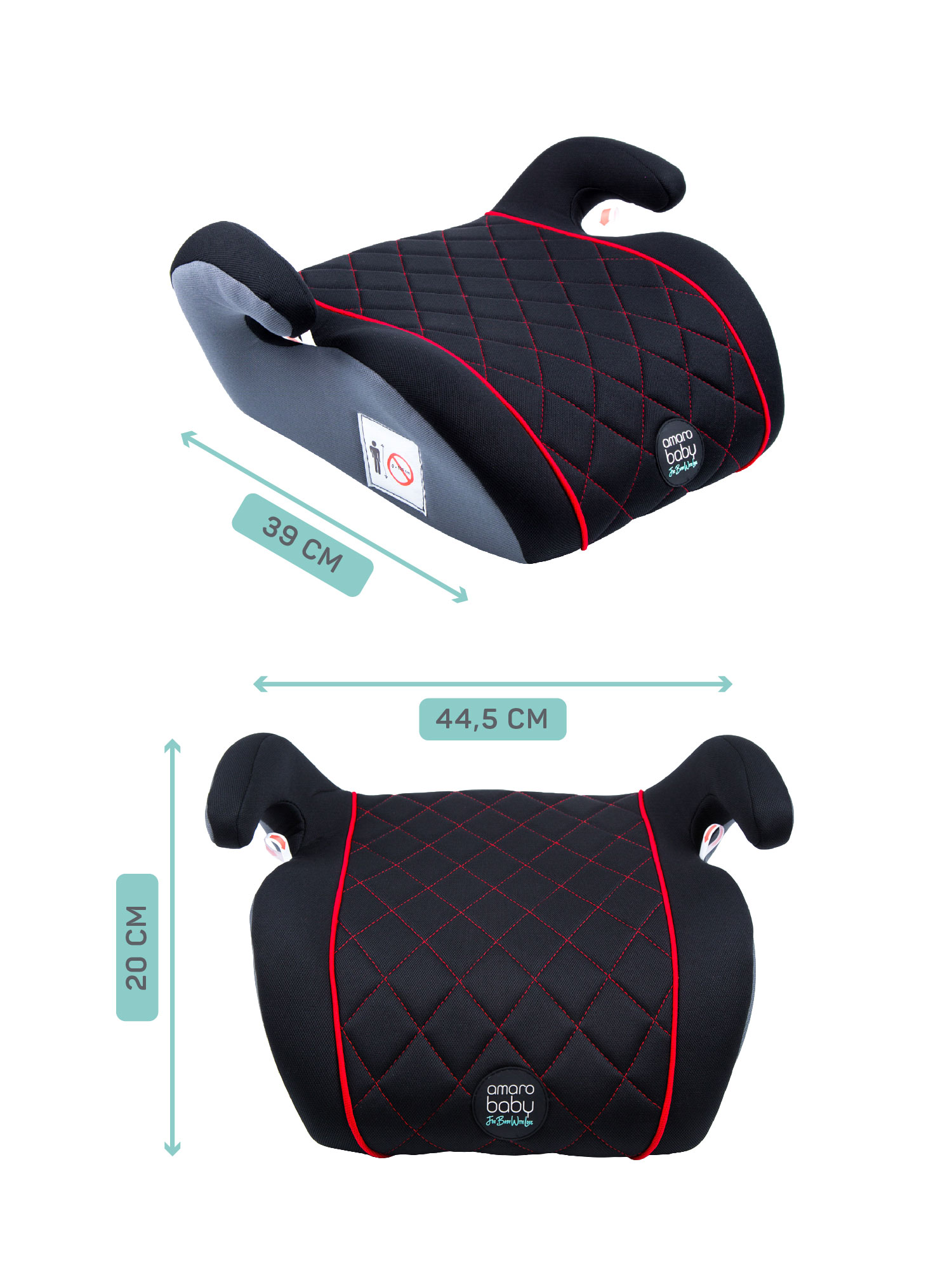 Автокресло Amarobaby Easy way 3 (22-36 кг) красный - фото 3
