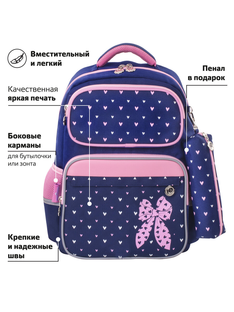Рюкзак Юнландия Pink bow - фото 10