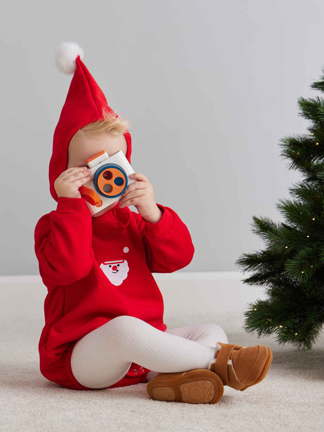 Боди и шапочка Happy Baby 88573-0_red - фото 17