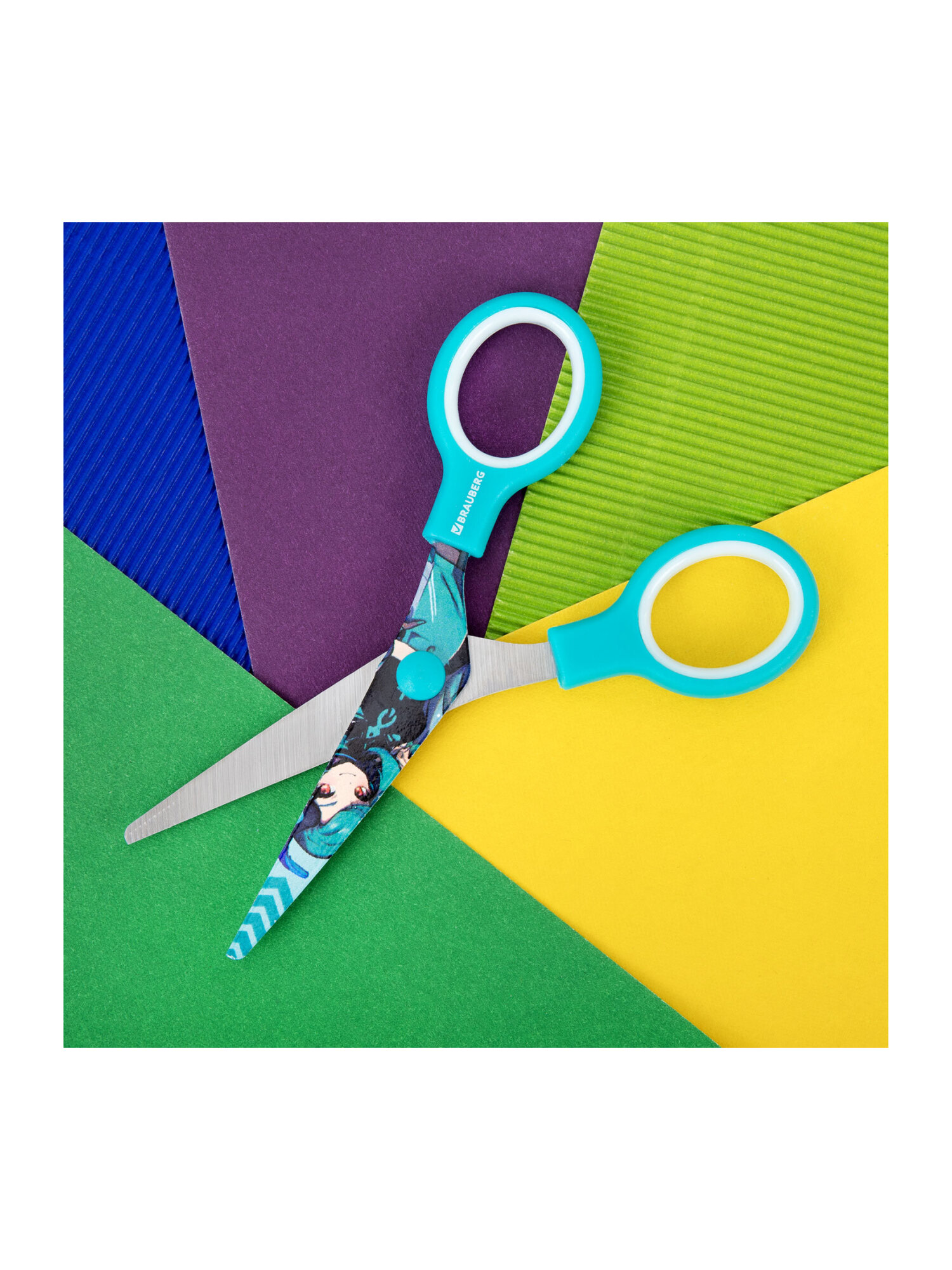 Ножницы безопасные Brauberg - фото 9