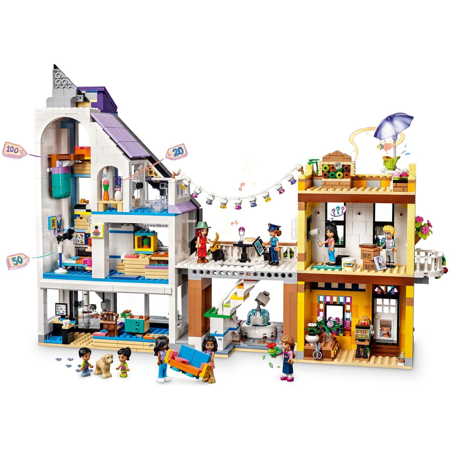 Конструктор LEGO Friends Магазины цветов и дизайна - фото 3