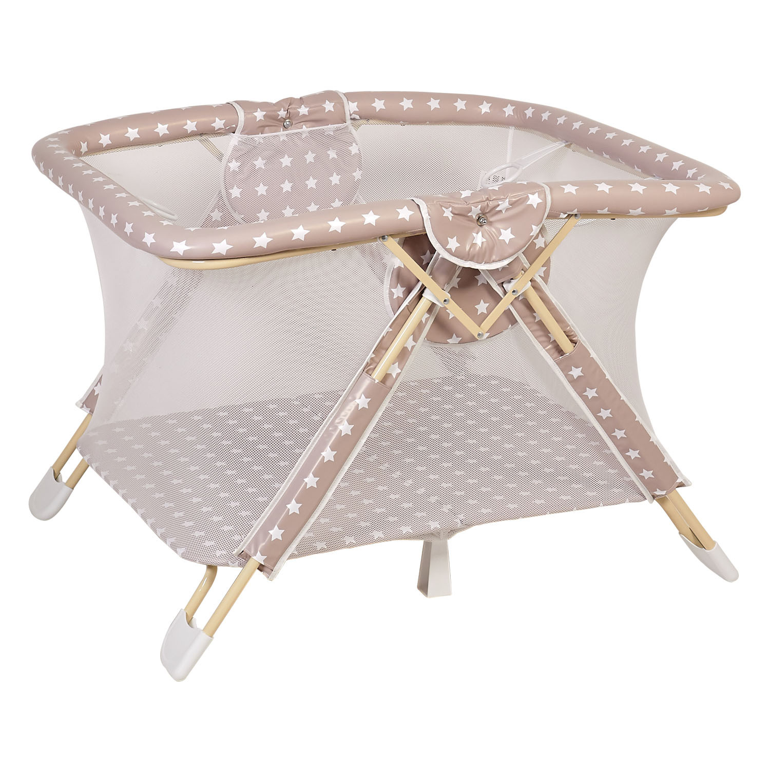 Манеж кровать Polini kids Comfort Звезды 0002159-12 - фото 5