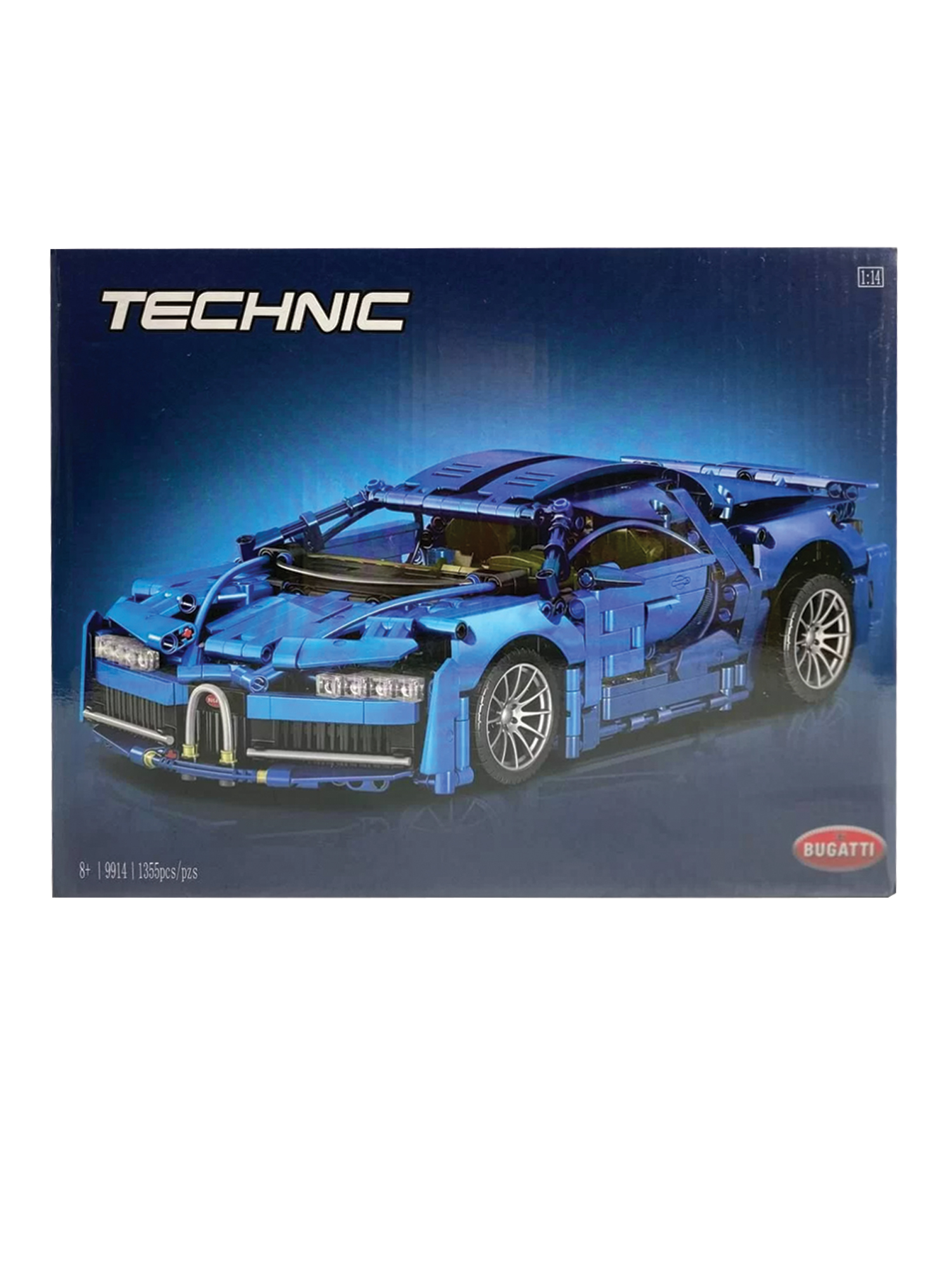 Конструктор Madliani Бугатти Bugatti Chiron 1355 дет. - фото 6