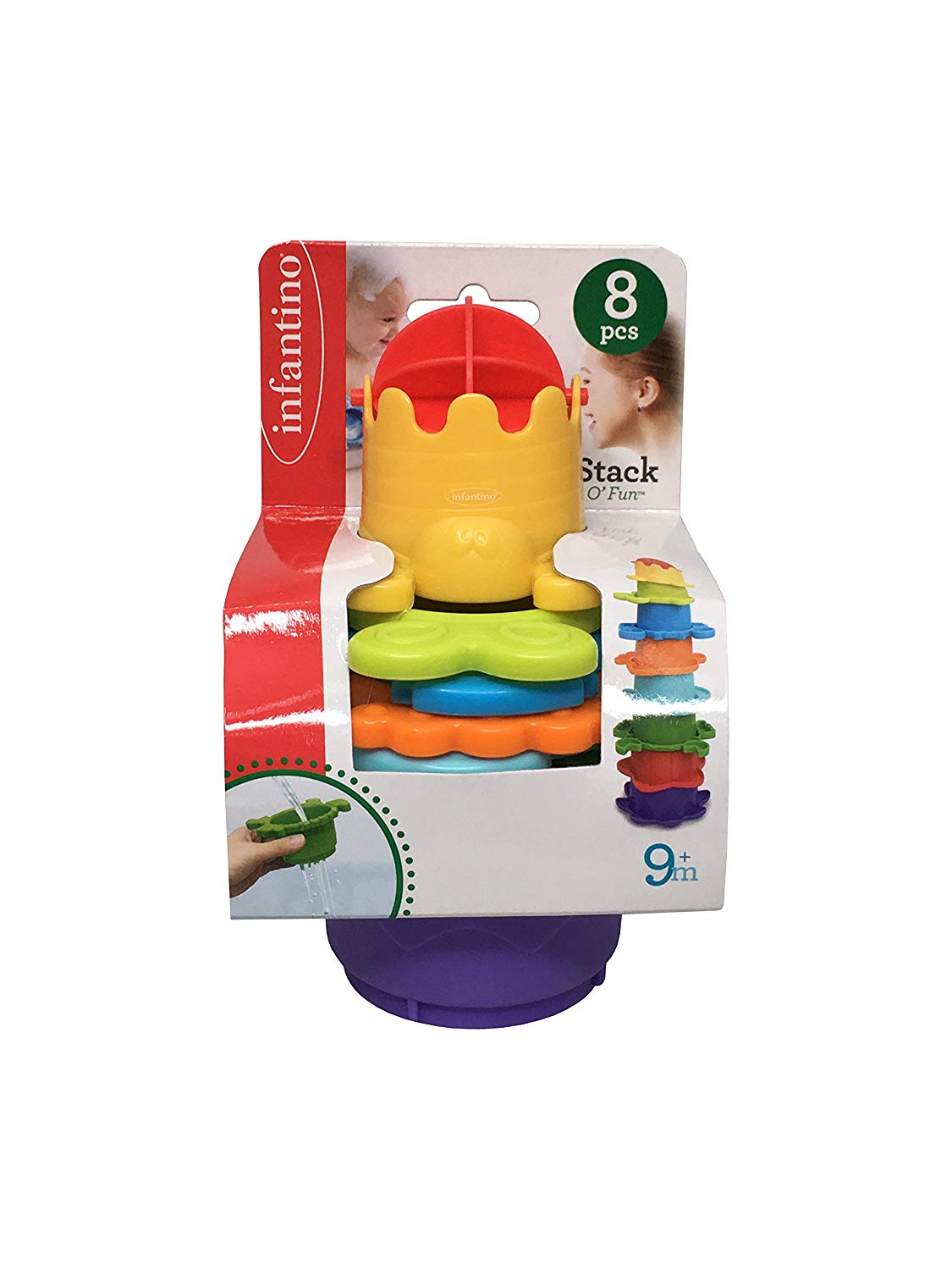 Игрушка INFANTINO Разноцветные стаканчики-сито - фото 1