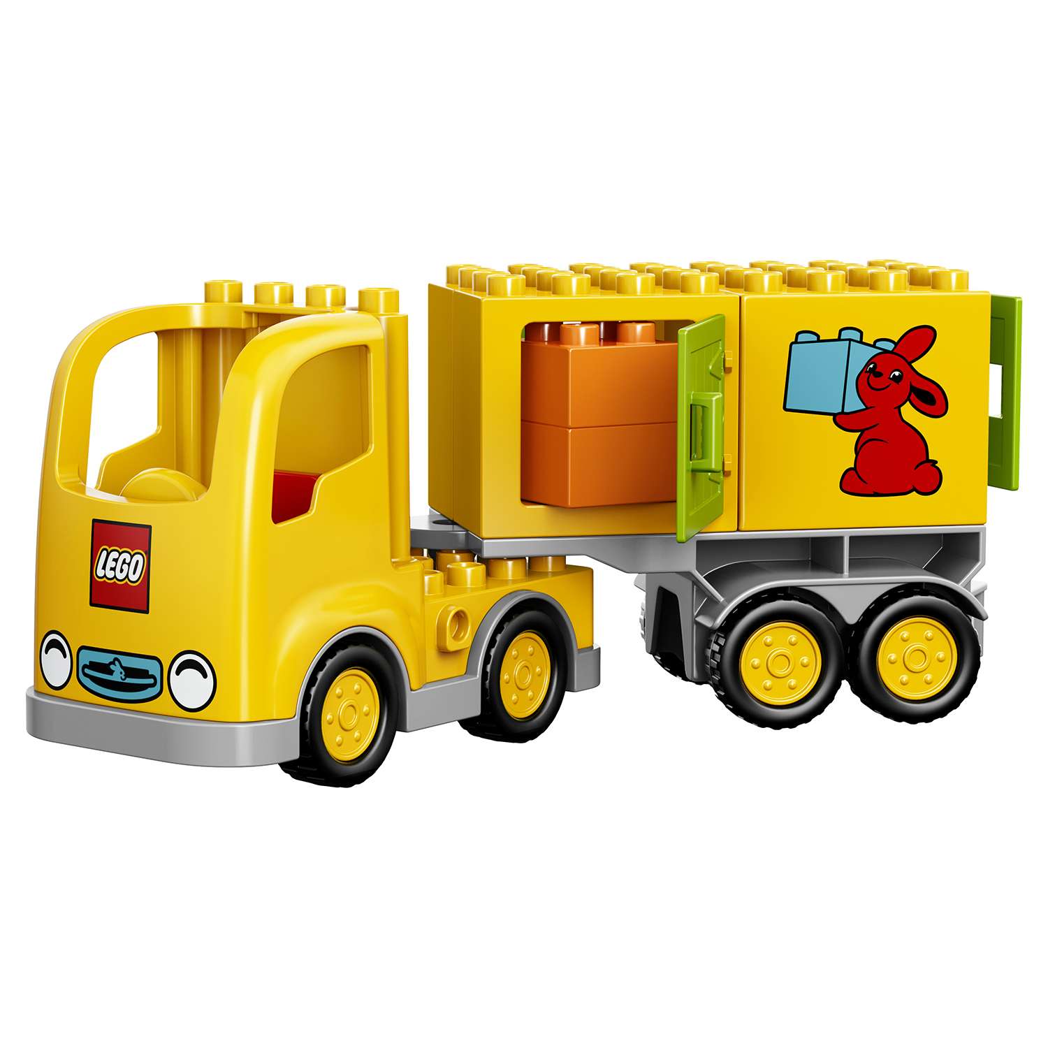 Конструктор LEGO DUPLO Желтый грузовик блочный - фото 8