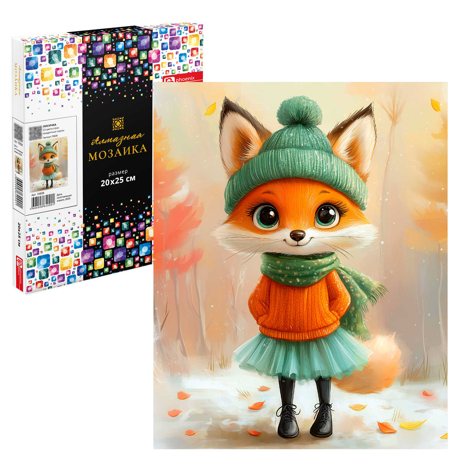 Алмазная мозаика Феникс + Лисичка - фото 1