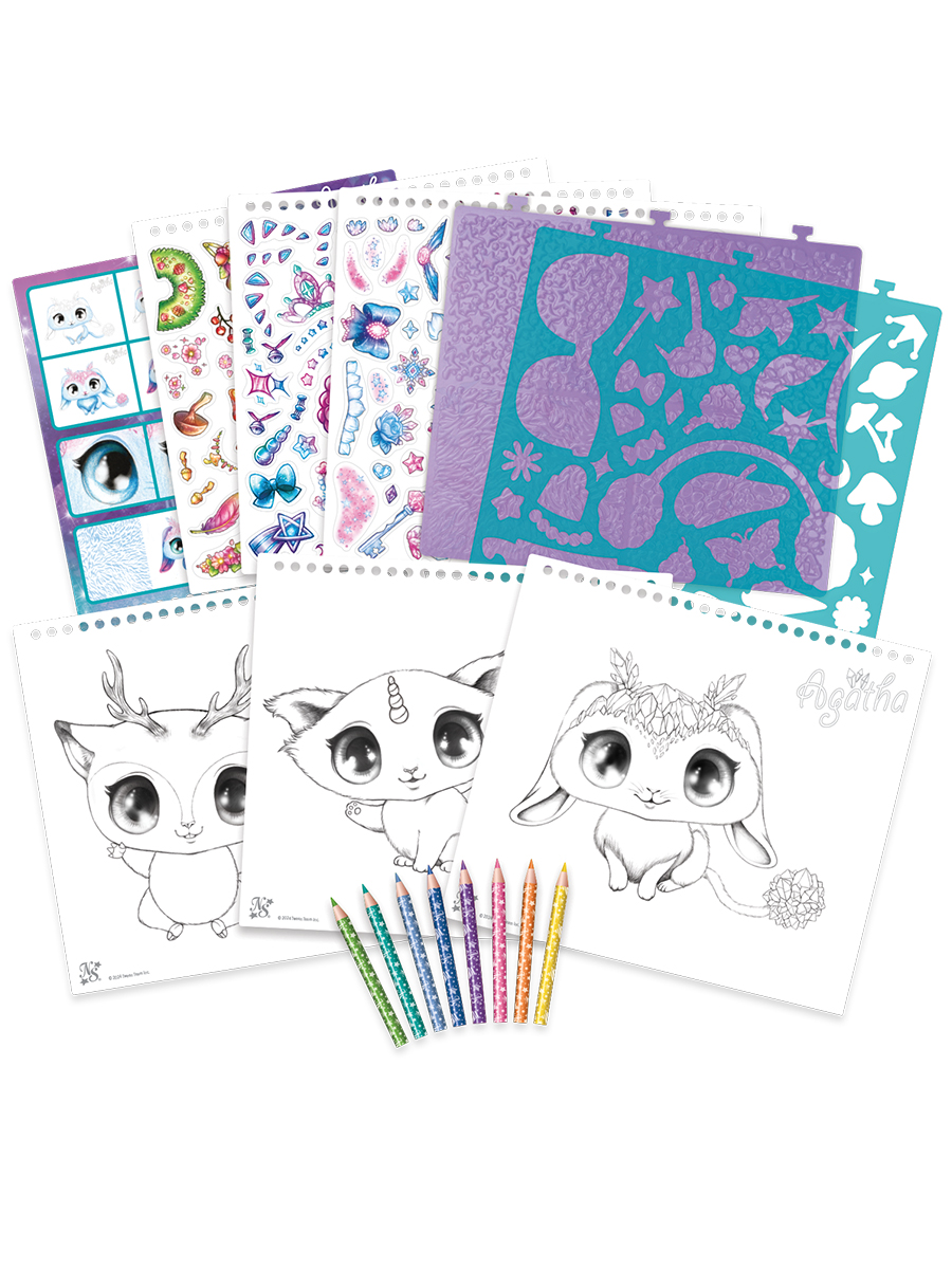 Раскраска для девочек Nebulous Stars "Мифики", набор для творчества, серия Space, 11141_NSDA - фото 1