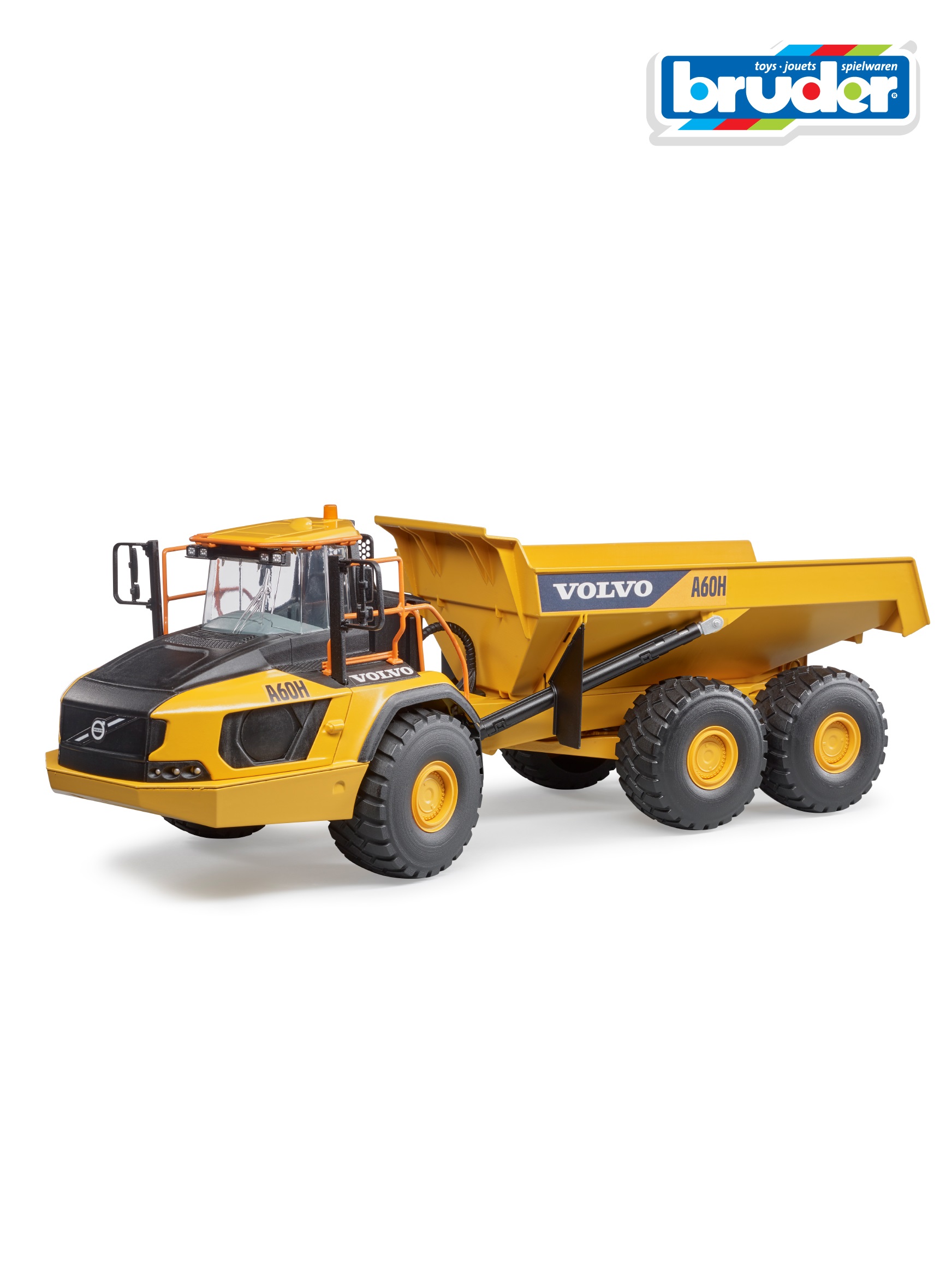 Самосвал Bruder Volvo A60H сочлененный 02-455 - фото 1