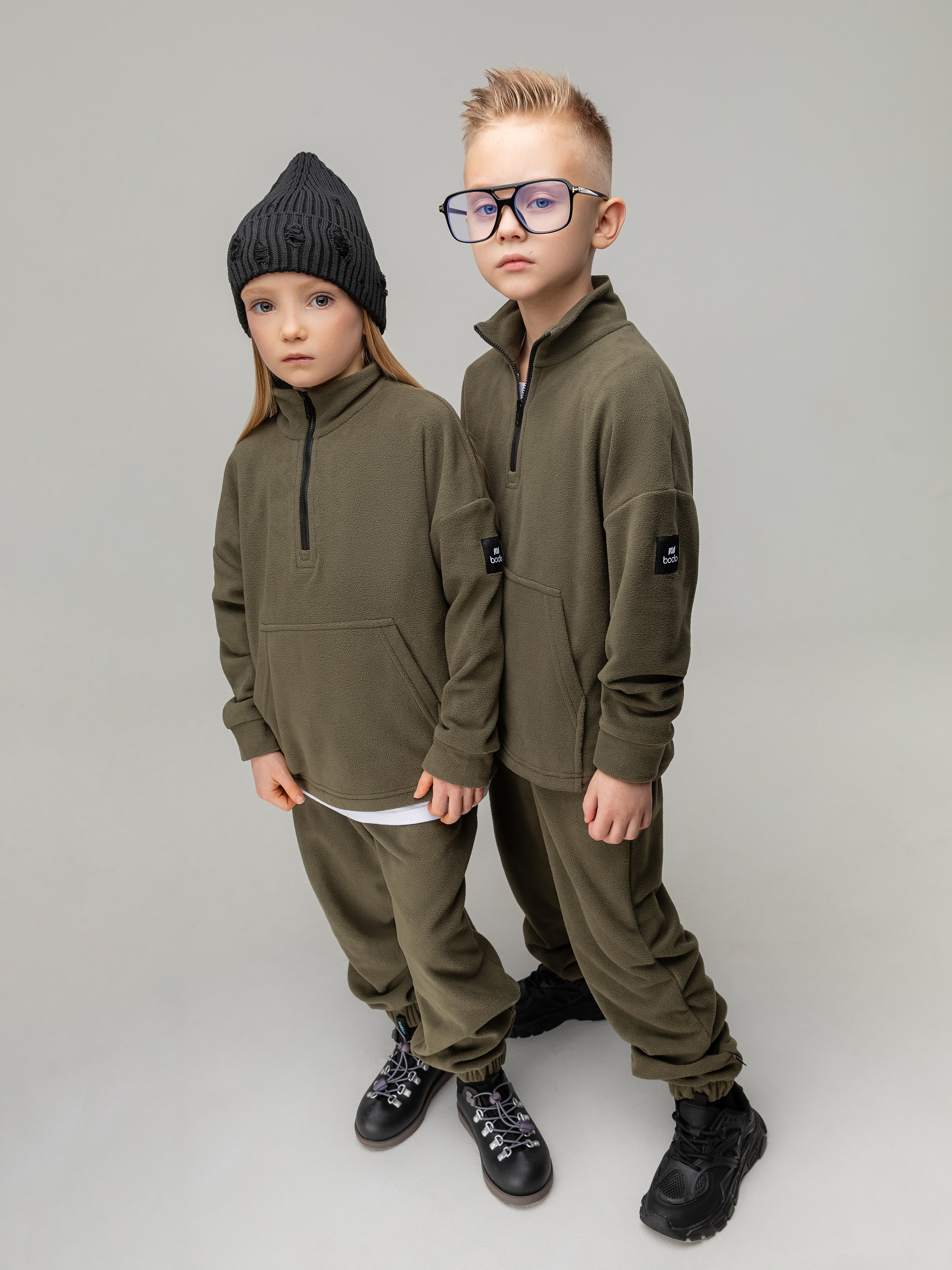 Толстовка и брюки Bodo 11-479МU_хаки - фото 3