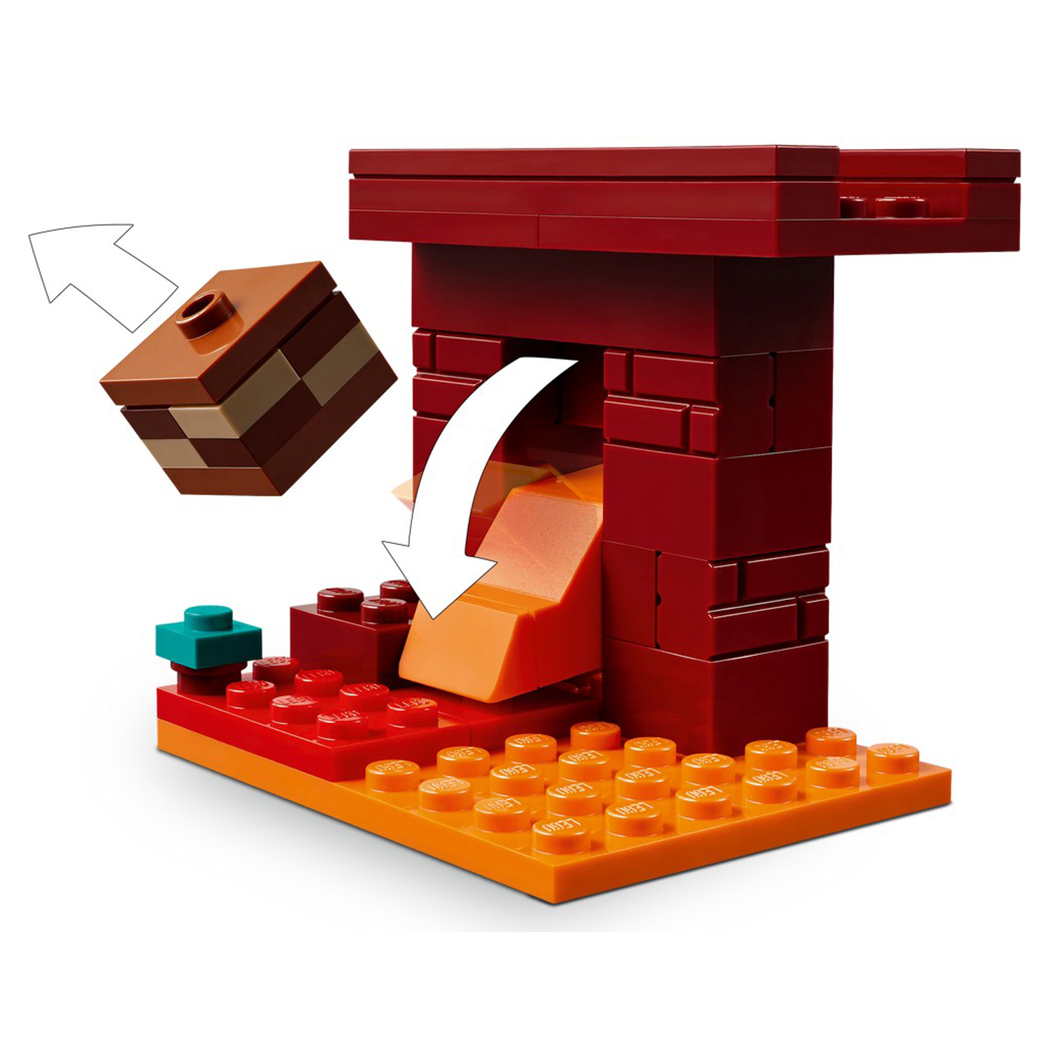 Конструктор LEGO Minecraft Битва в лаве Невер 99 дет. - фото 8