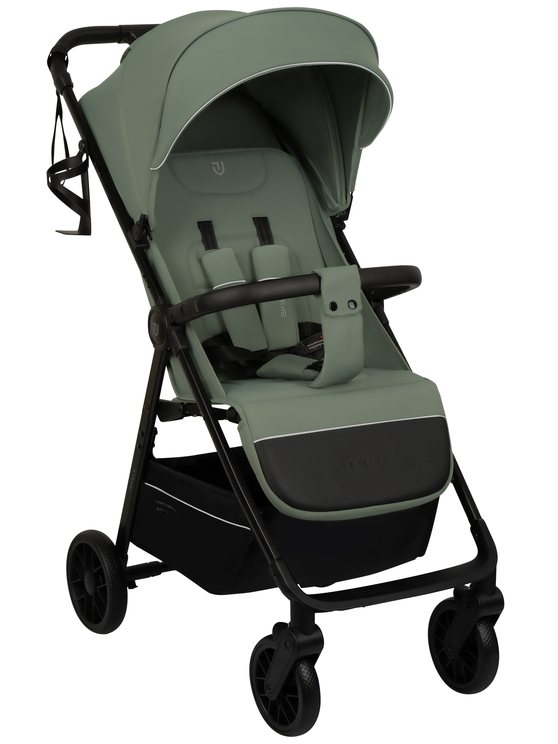 Коляска прогулочная JOVOLA Skill зеленый - фото 14