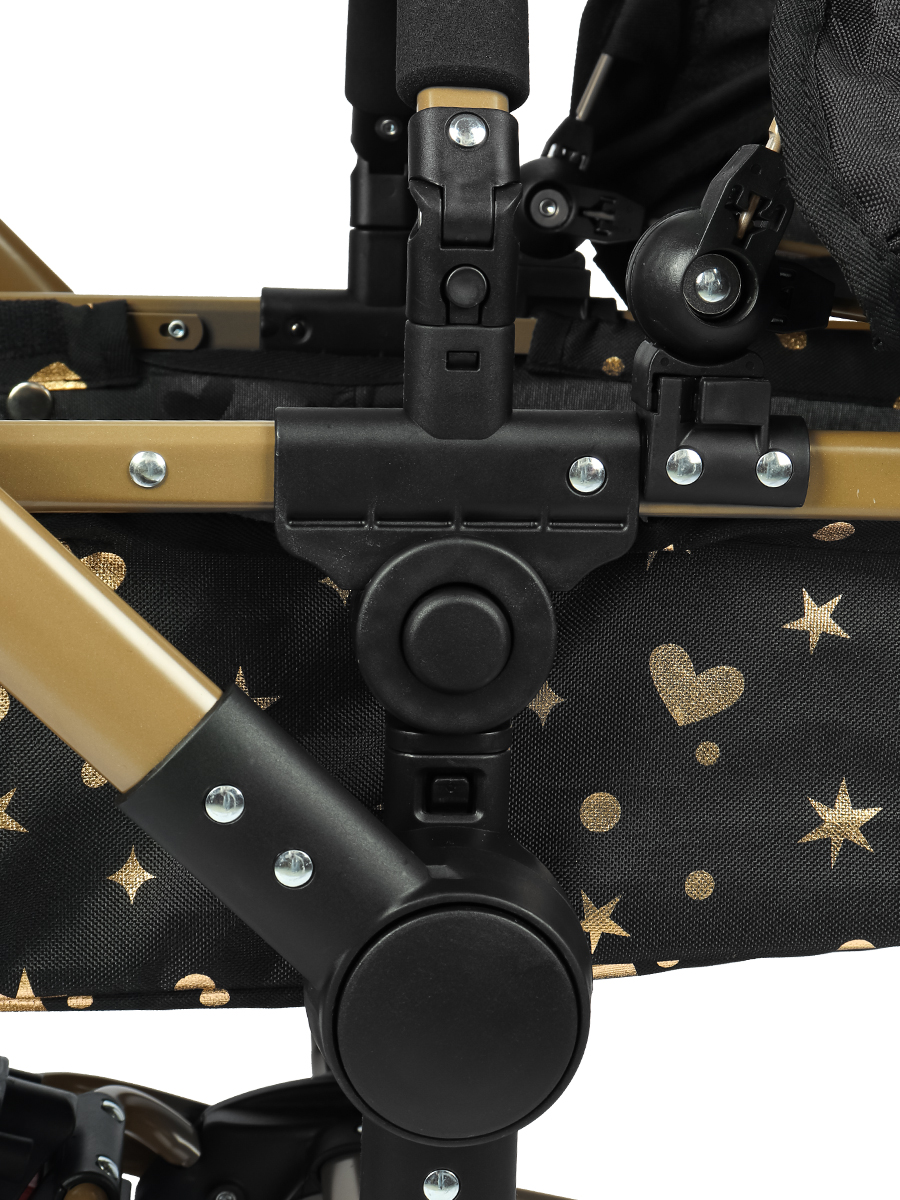 Коляска-трансформер для кукол Рыжий кот 9695-GN - фото 7