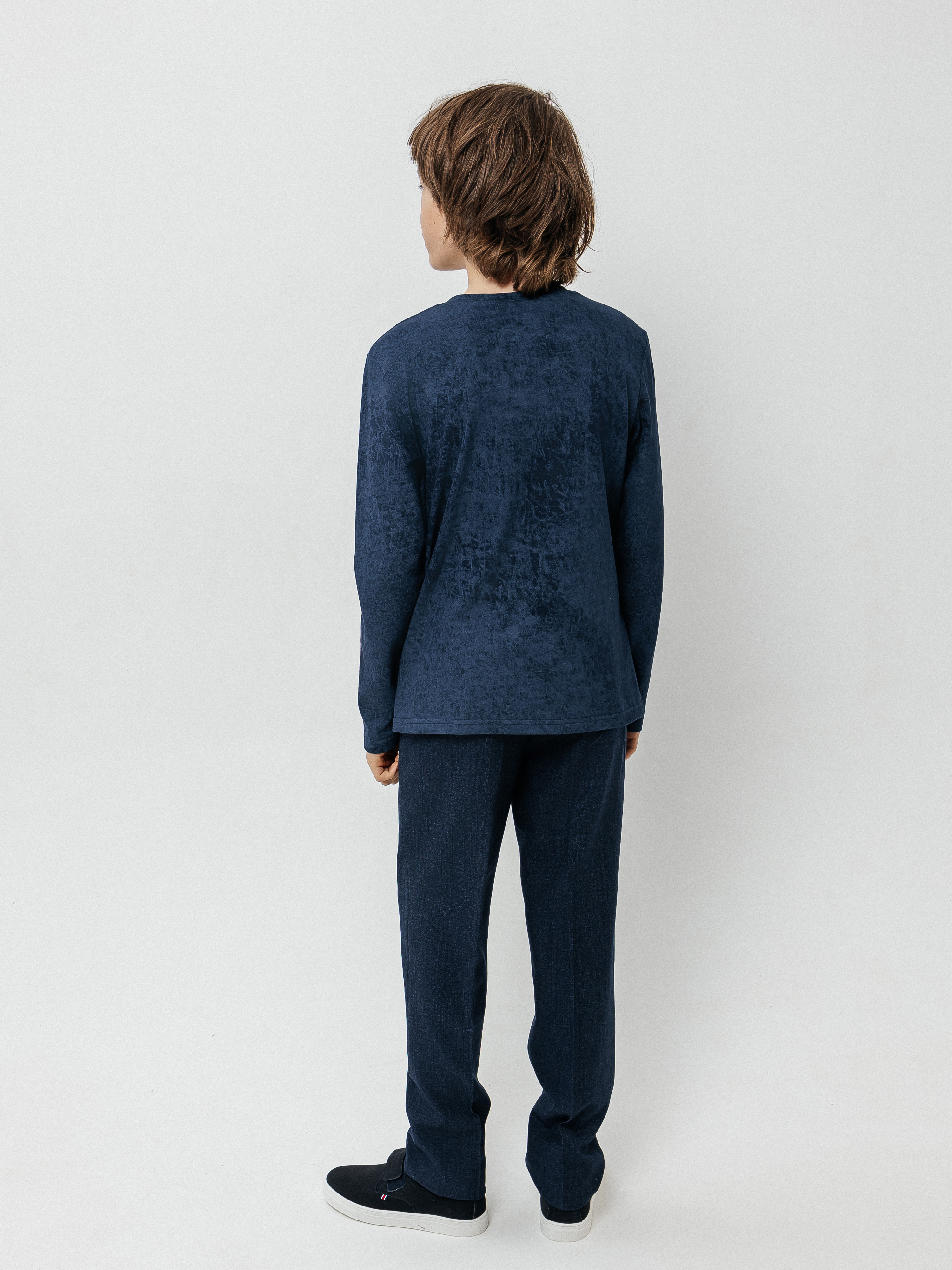 Лонгслив Селтекс Ю_ДК5 синий ДЕЛАВЕ - фото 4