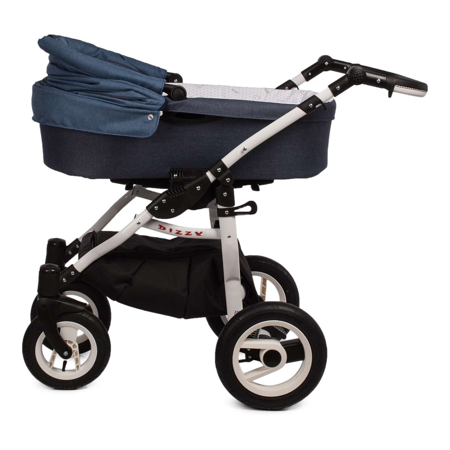 Коляска 2в1 Babyton Dizzy Dark blue-Blue - фото 8