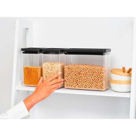 Набор модульных контейнеров Brabantia Tasty+ 3шт темно-серый 230707
