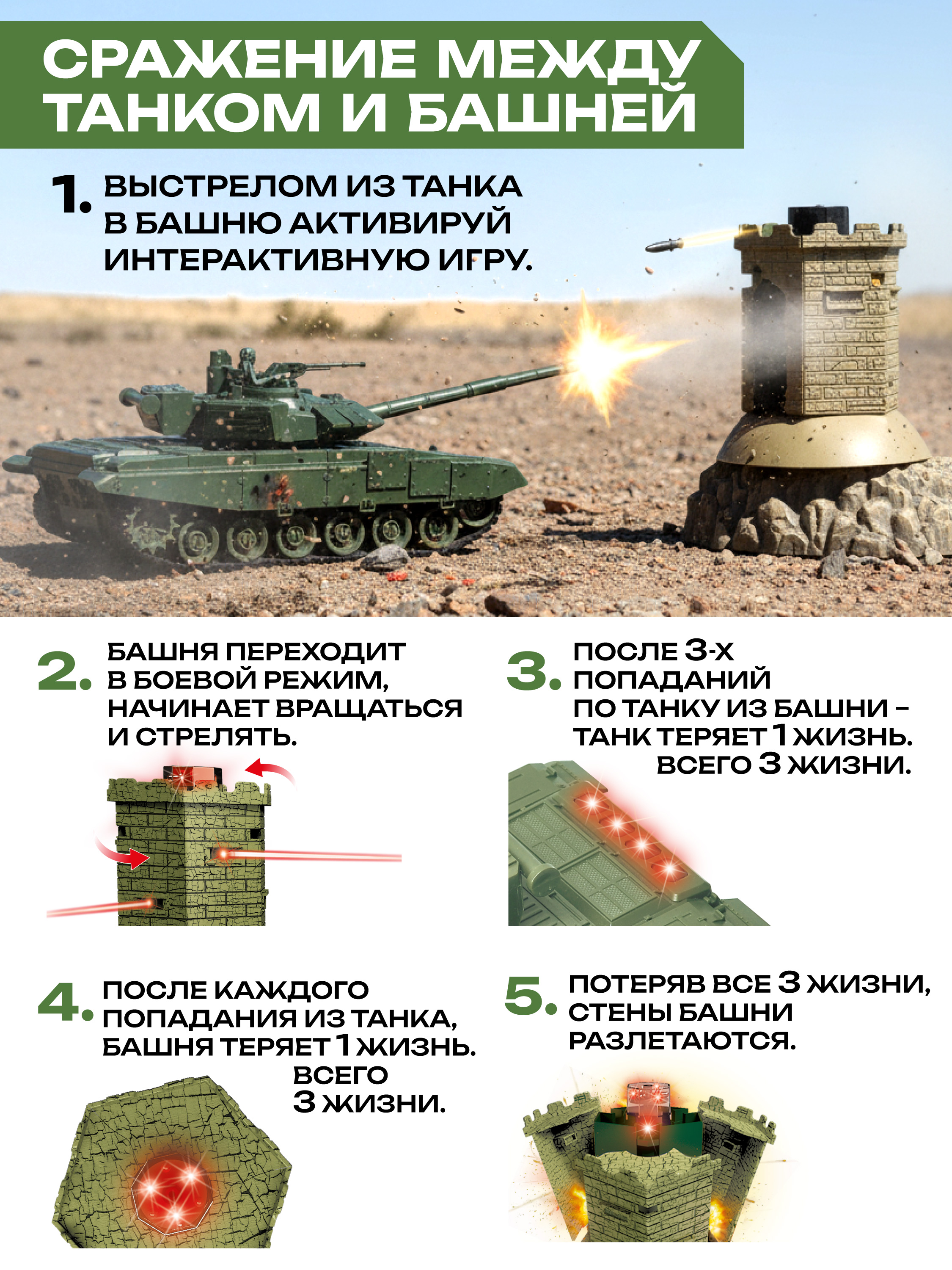 Танк РУ CROSSBOT 1:24 - фото 10