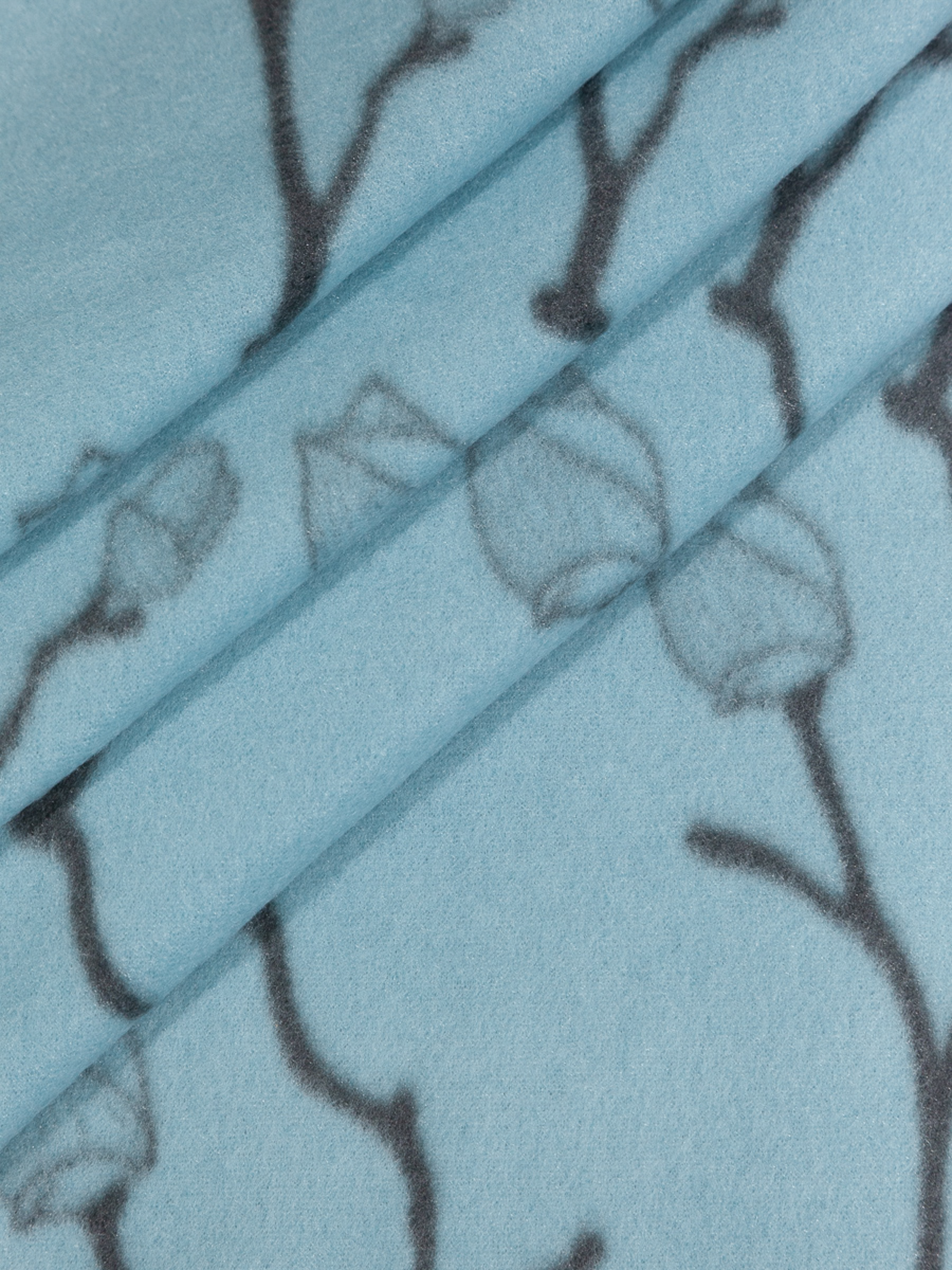 Плед Wellness WPL152-Ветки 150 x 200 см флис - фото 11