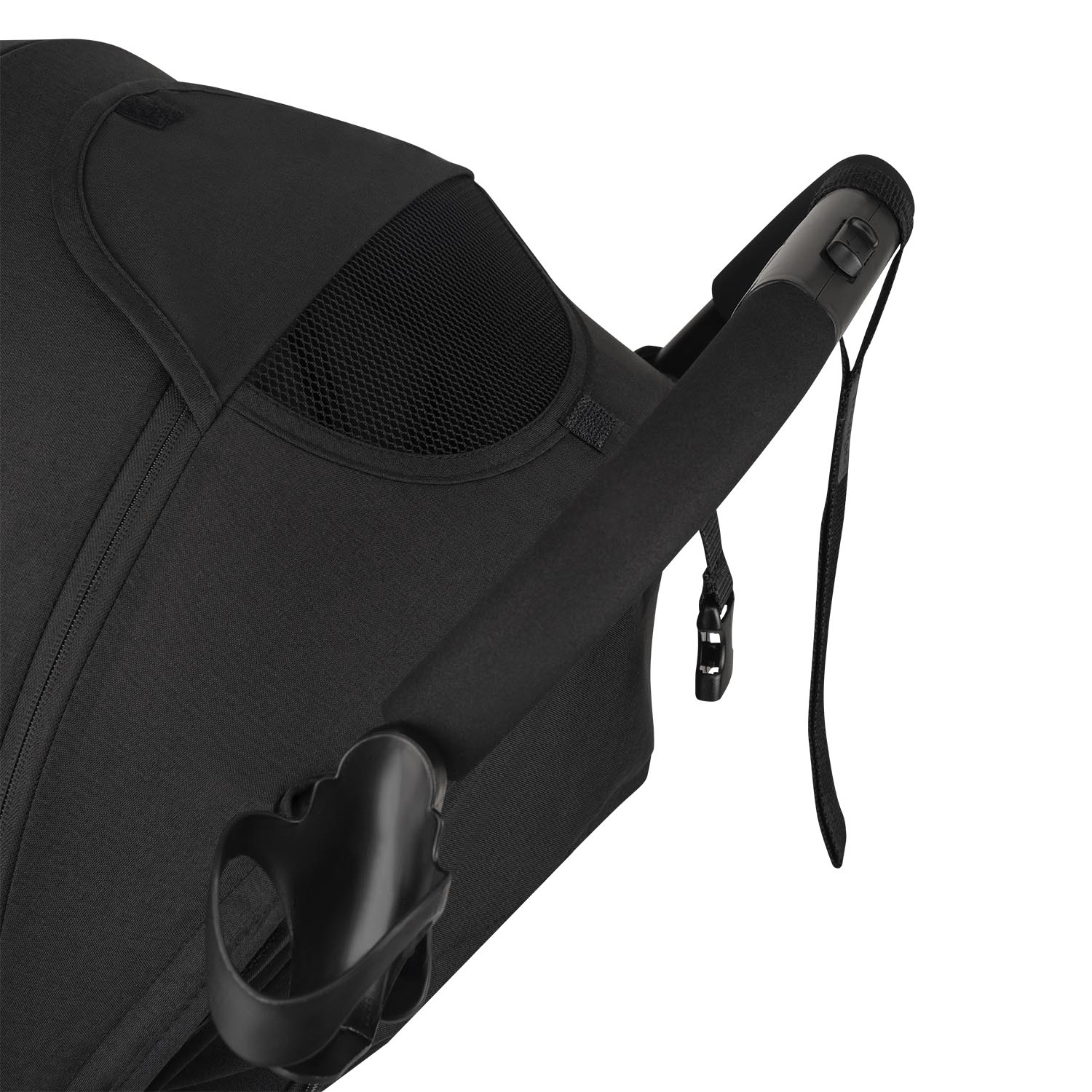 Коляска прогулочная Indigo Trip для путешествий черный - фото 20